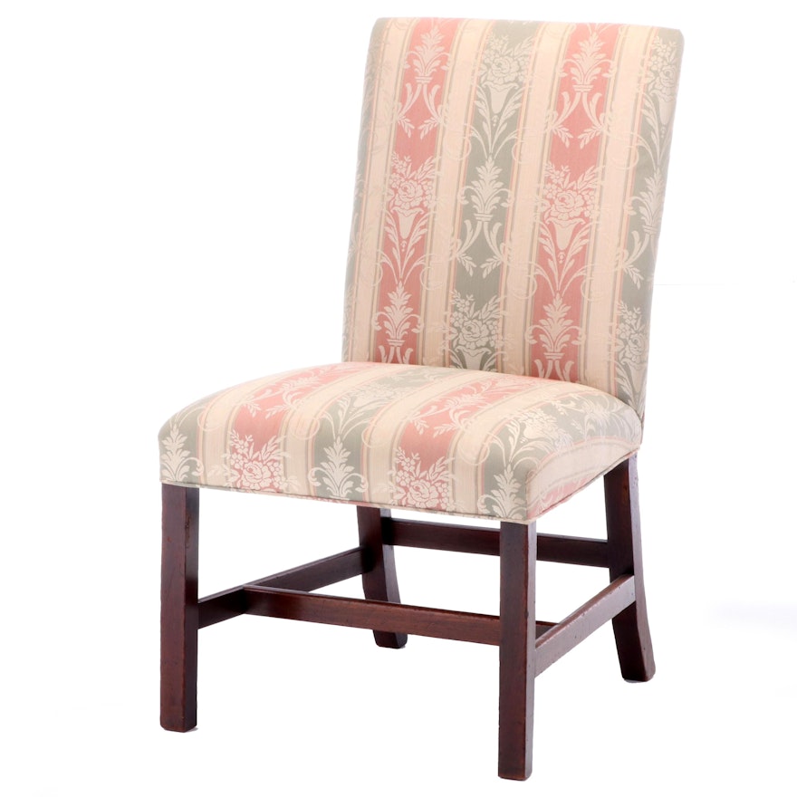 George III Mahogany Side Chair, 19th Century