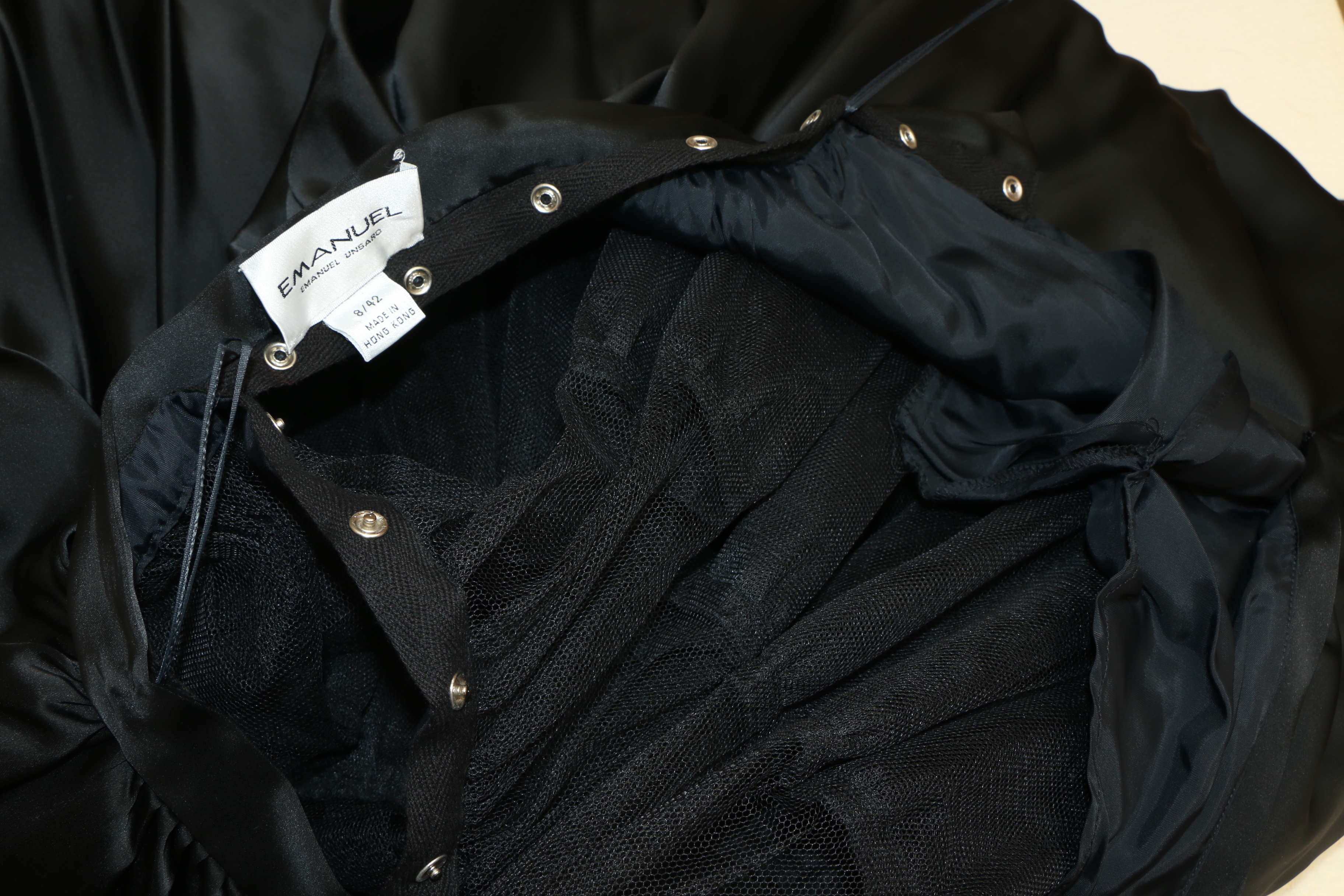 Anthony Vask and Other Sleeveless Gowns with Emanuel Ungaro Skirt