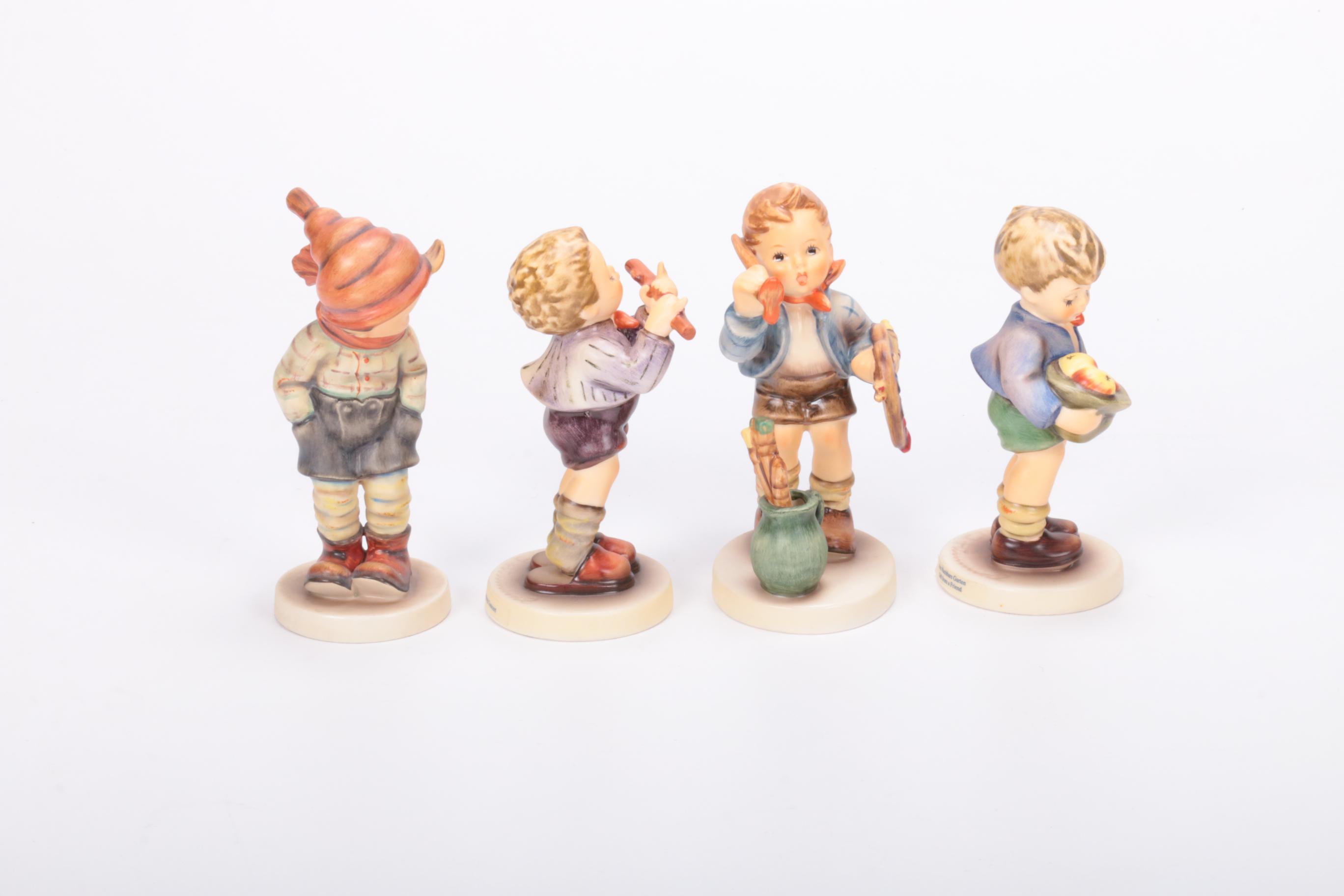 1935 "March Winds" Hummel and Collector's Club Porcelain Figurines