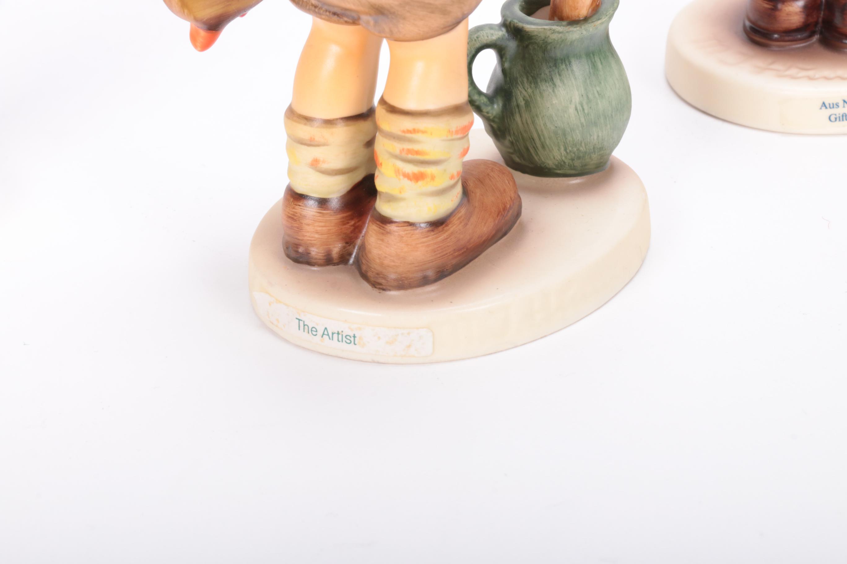 1935 "March Winds" Hummel and Collector's Club Porcelain Figurines