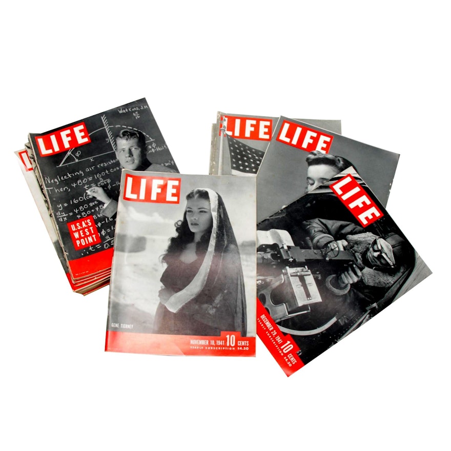 Life Magazines, 1941 and 1942