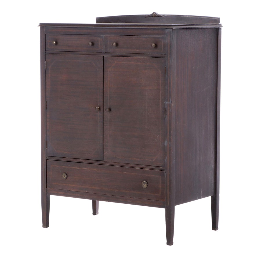 Federal Style String-Inlaid Mahogany Chest of Drawers