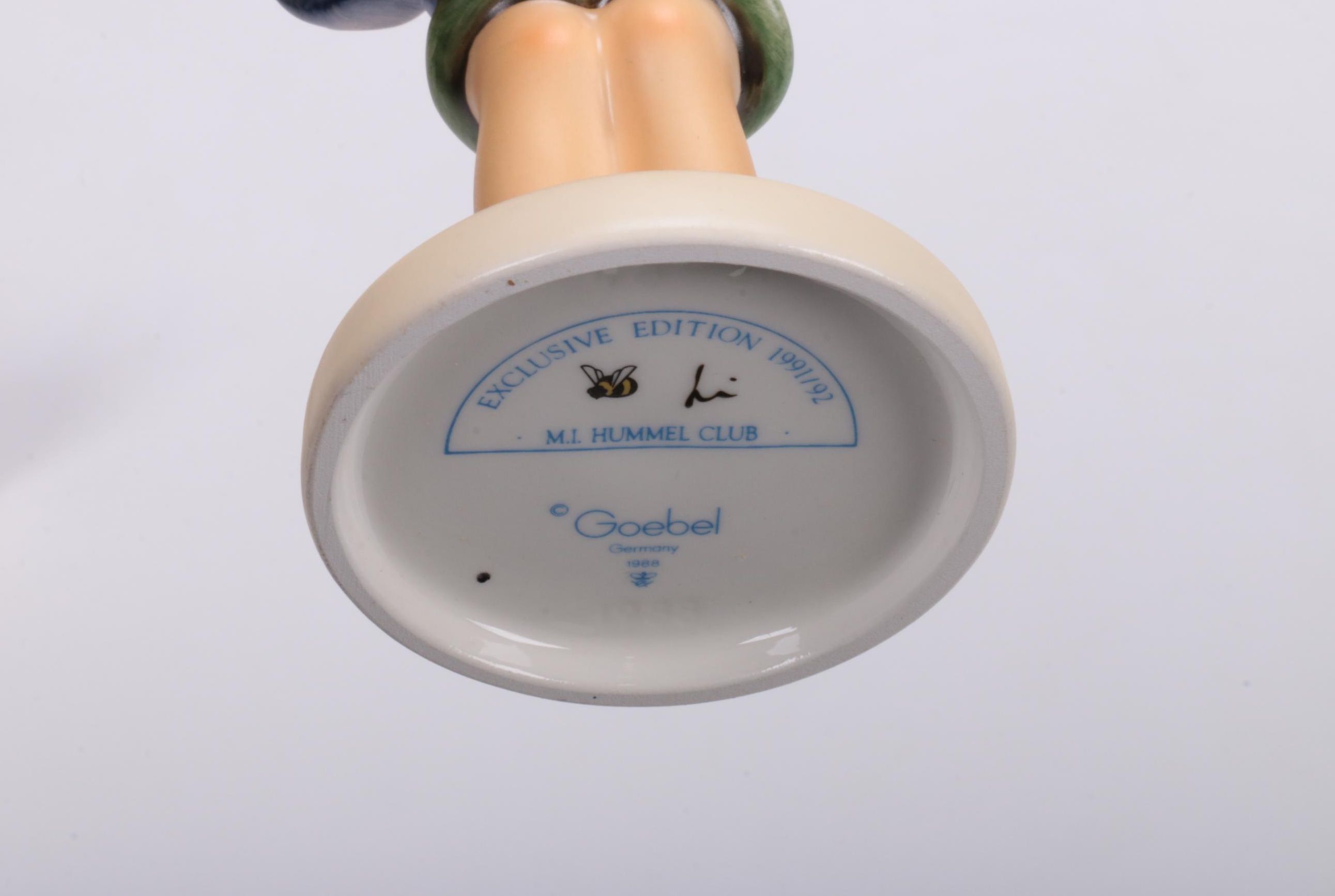 1935 "March Winds" Hummel and Collector's Club Porcelain Figurines