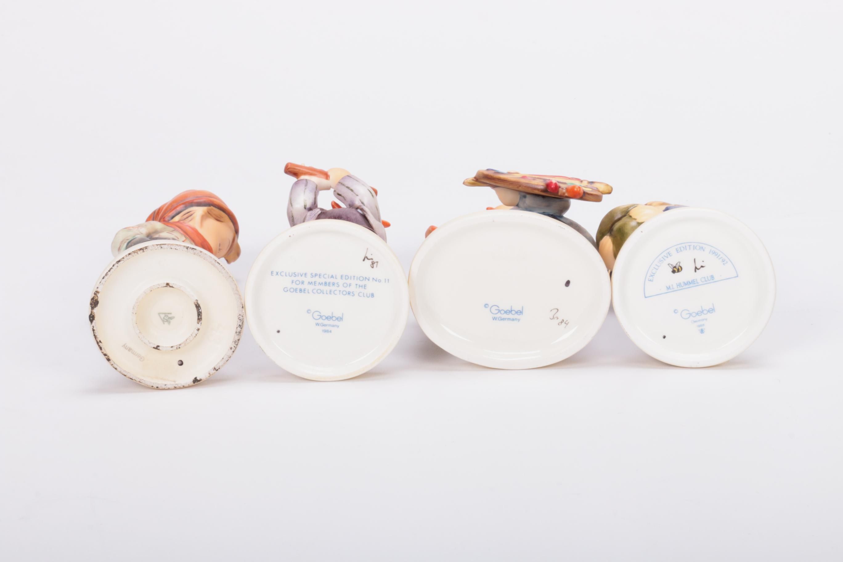 1935 "March Winds" Hummel and Collector's Club Porcelain Figurines