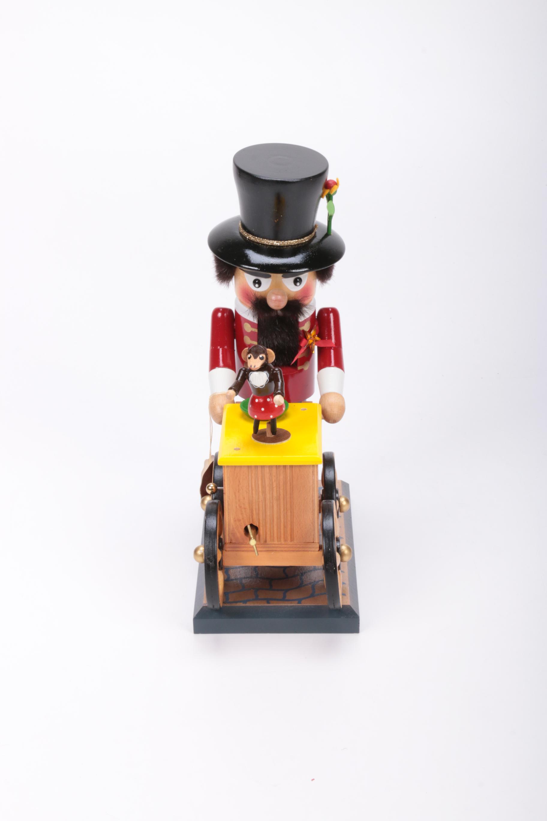 Steinbach "Berlin Organ Grinder" Hand-Crafted German Nutcracker