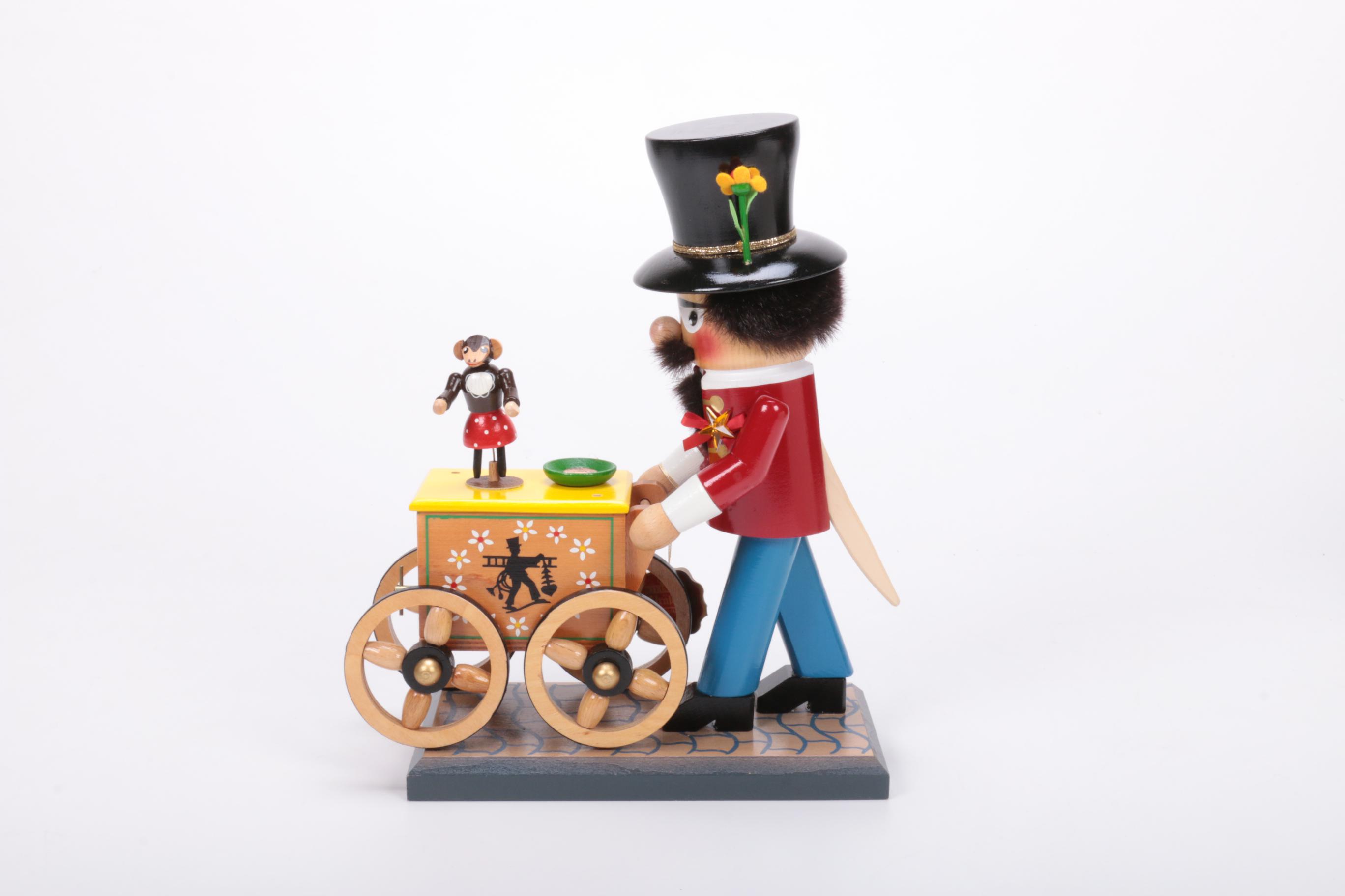 Steinbach "Berlin Organ Grinder" Hand-Crafted German Nutcracker