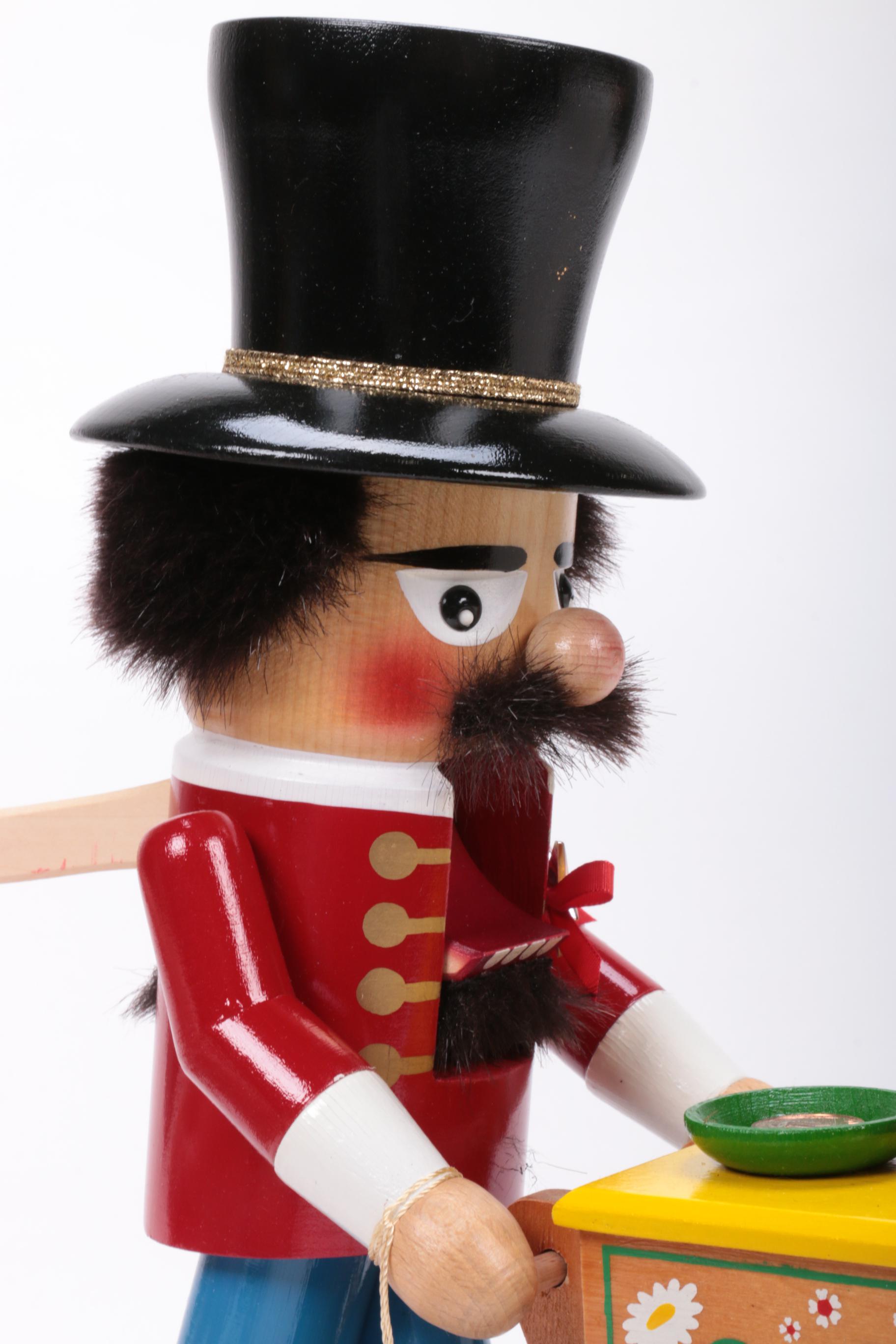 Steinbach "Berlin Organ Grinder" Hand-Crafted German Nutcracker