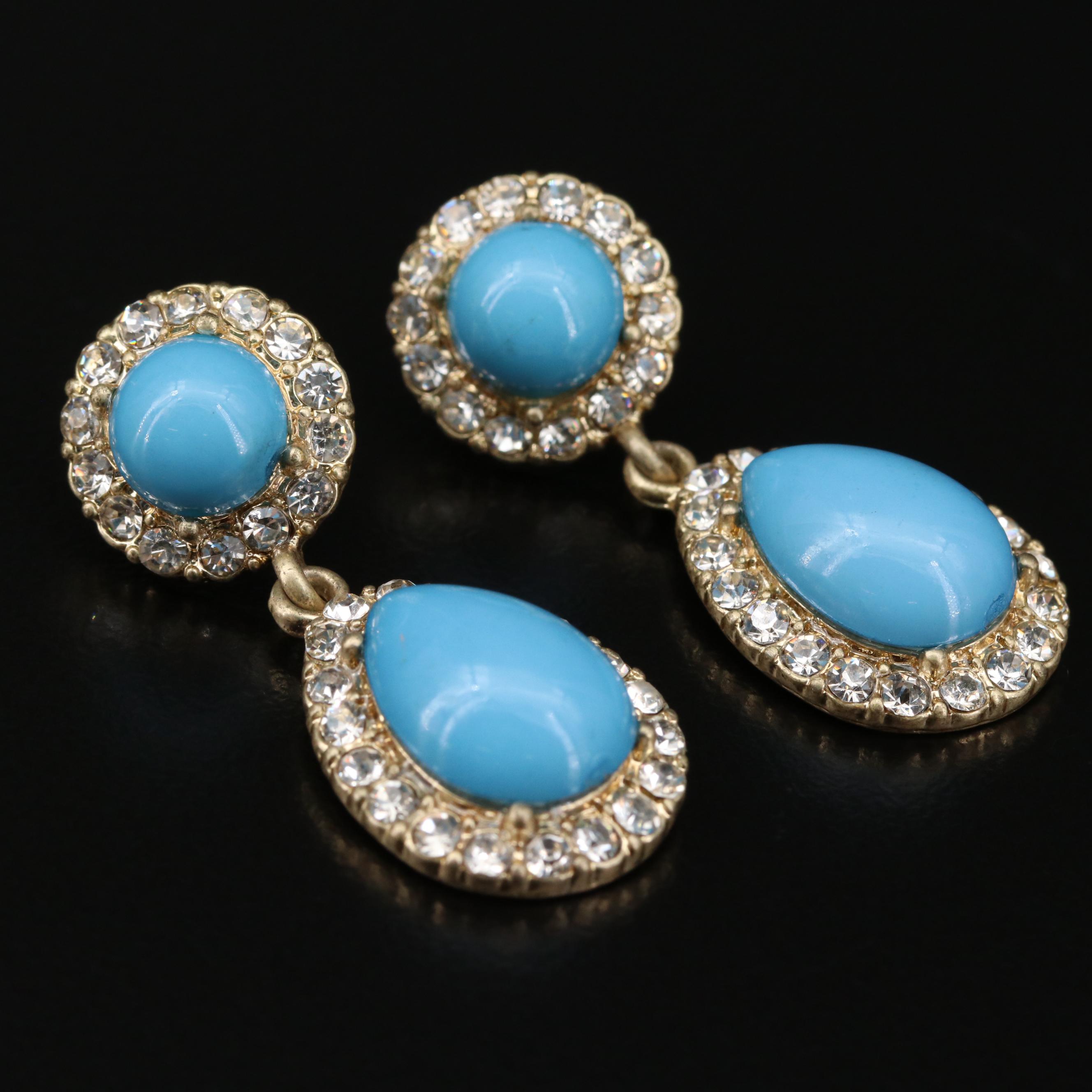 Rhinestone Bracelet and Earrings