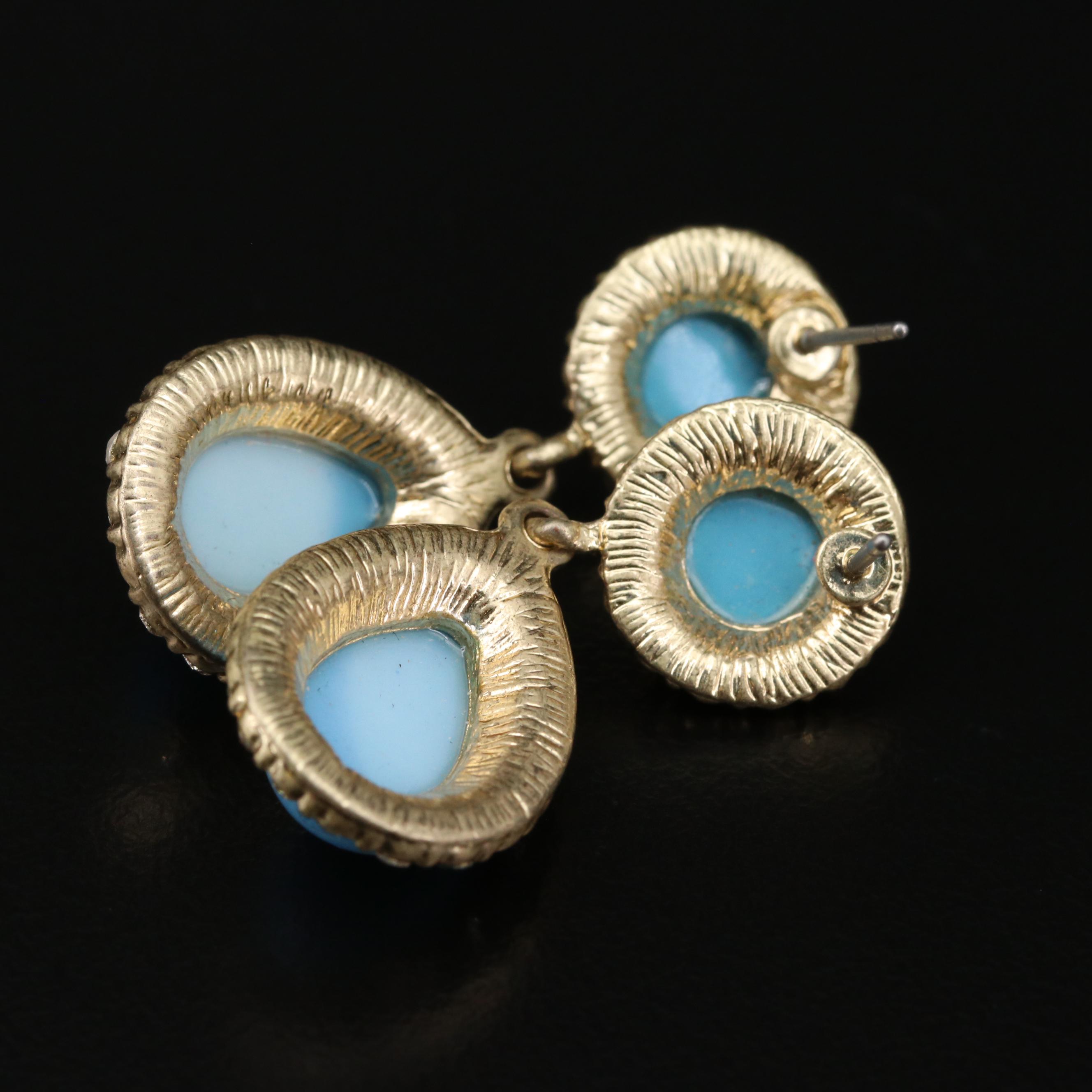 Rhinestone Bracelet and Earrings