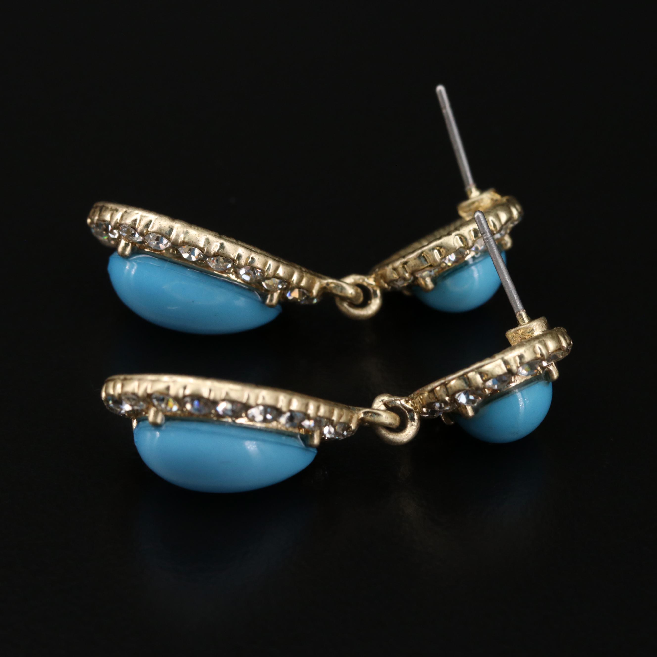 Rhinestone Bracelet and Earrings