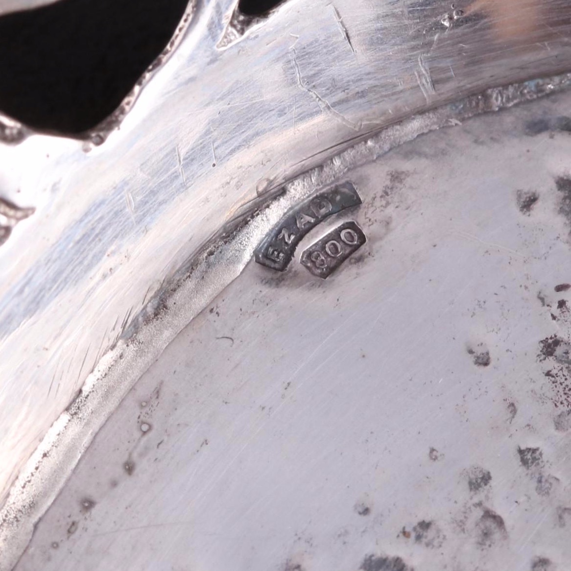 Israeli Ezada 800 Silver Reticulated Basket, 20th Century