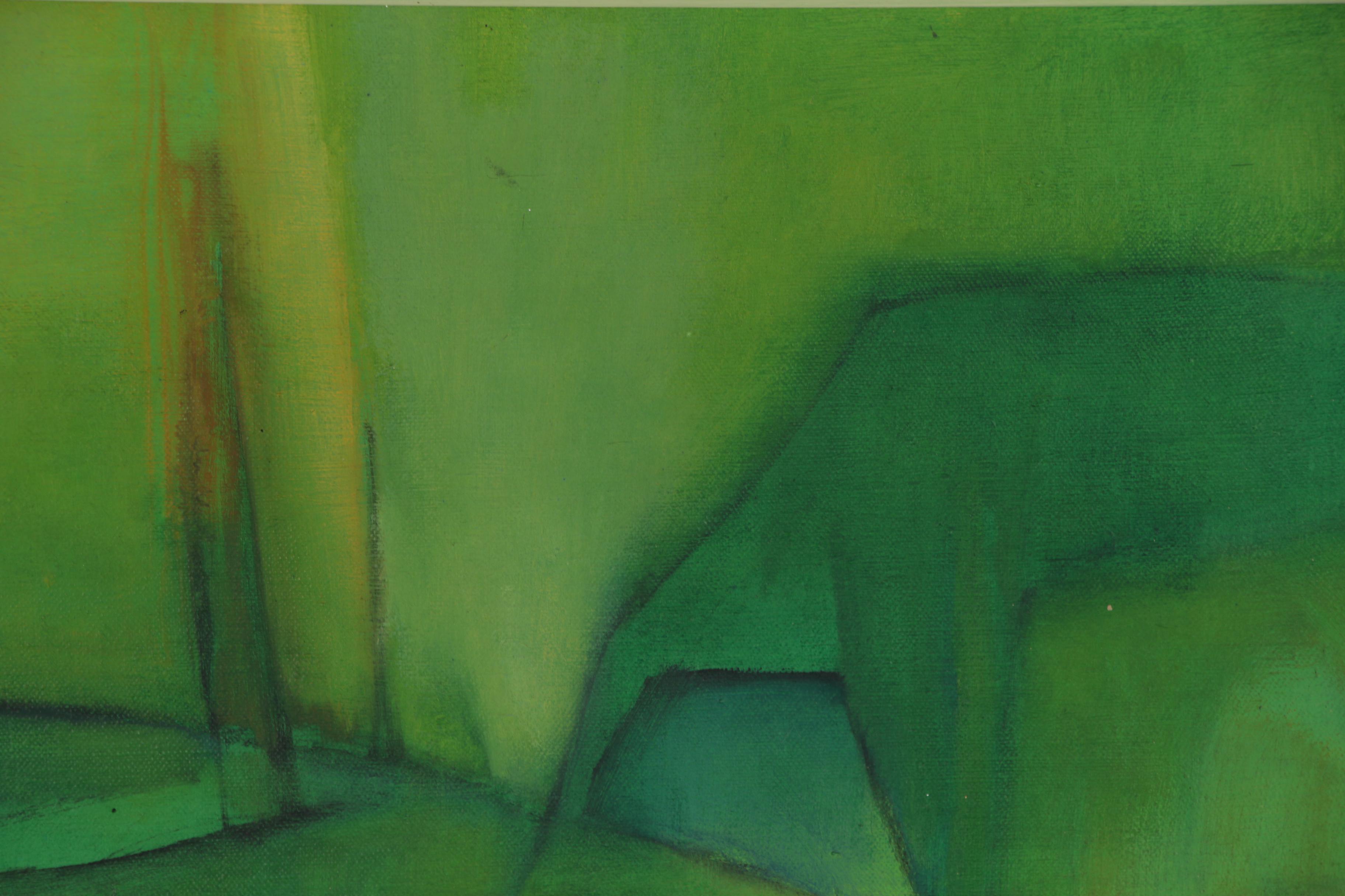 Jesse Redwin Bardin Abstract Oil Painting