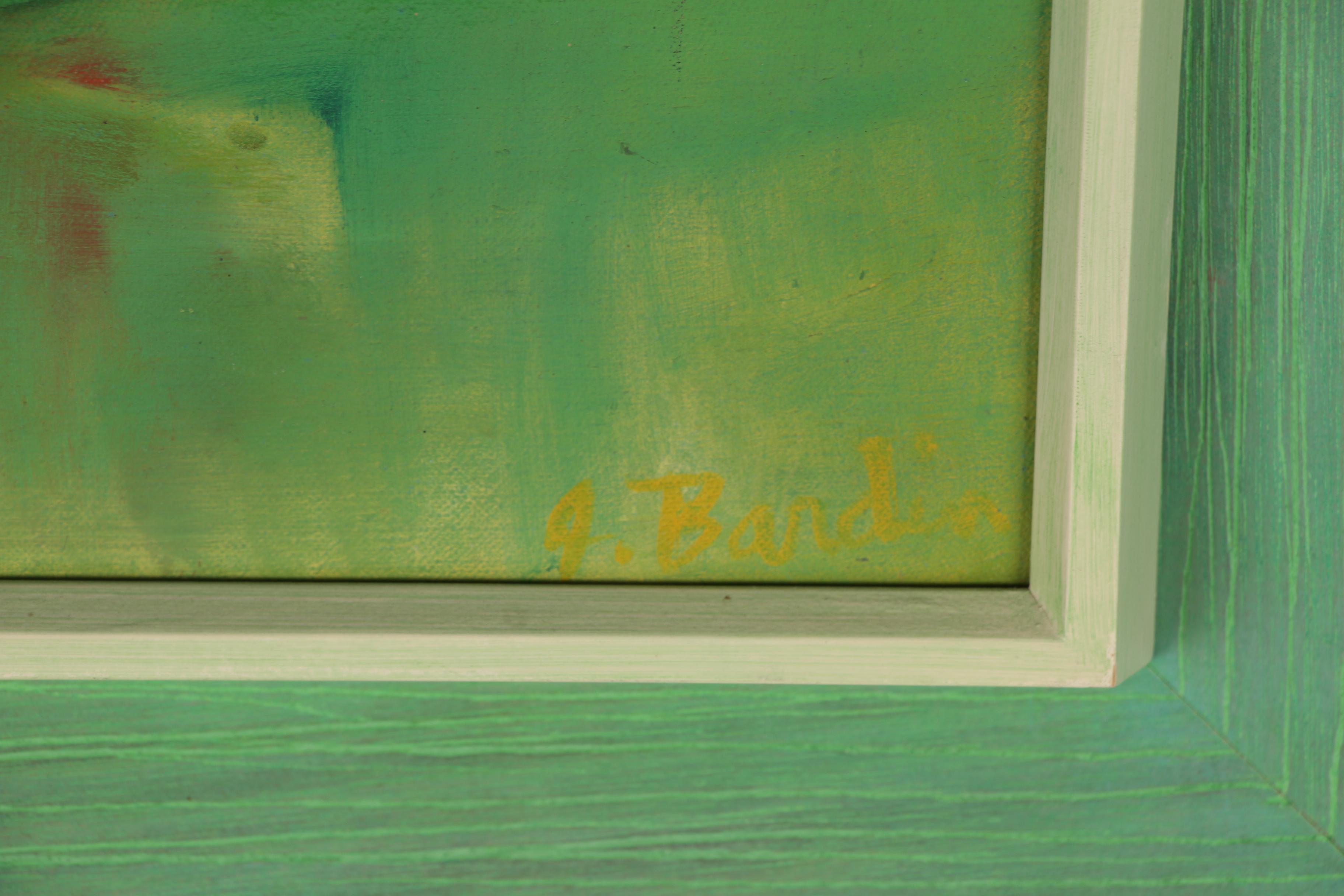 Jesse Redwin Bardin Abstract Oil Painting