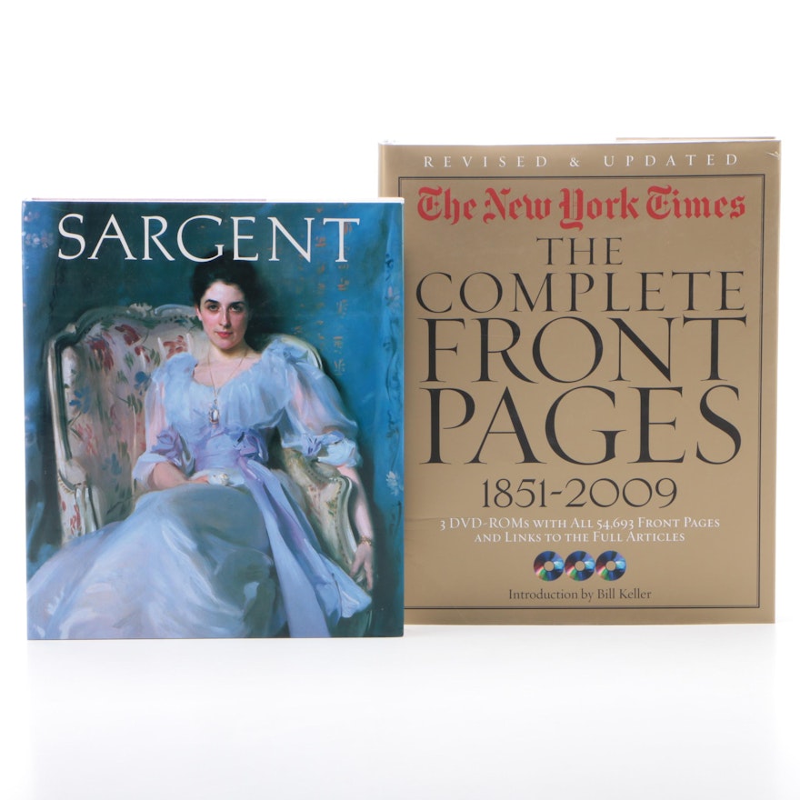 "John Singer Sargent" by Carter Ratcliff with "The Complete Front Pages"