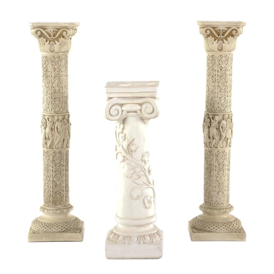 Turner's Plaster Accents Decorative Columns, Late 20th Century
