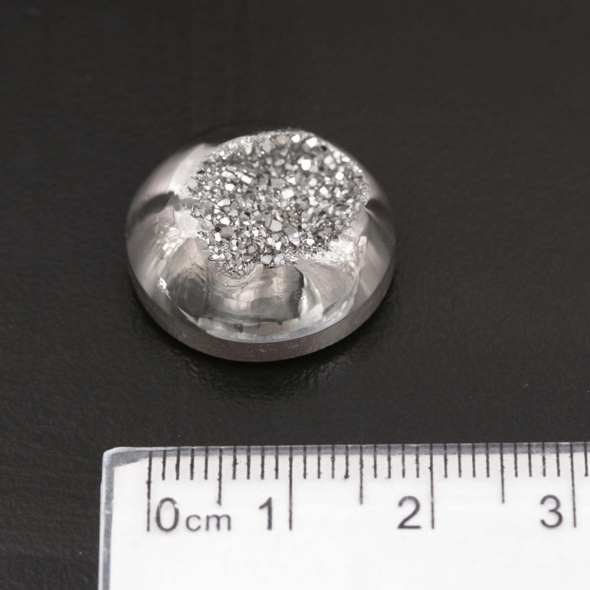 Loose 50.36 CTW Druzy Quartz Cabochons