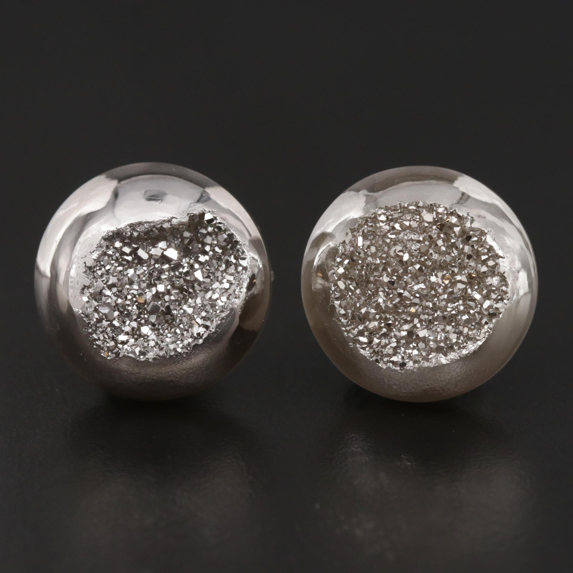 Loose 50.36 CTW Druzy Quartz Cabochons