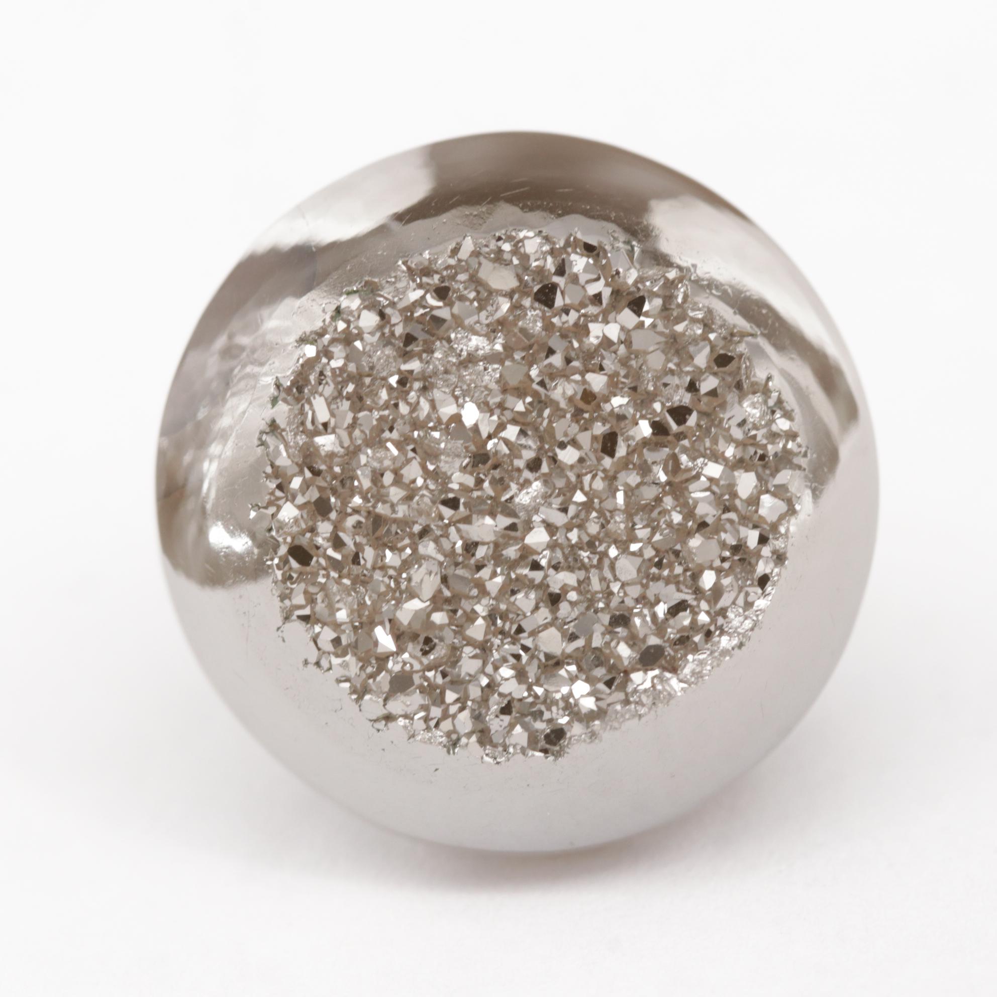 Loose 50.36 CTW Druzy Quartz Cabochons