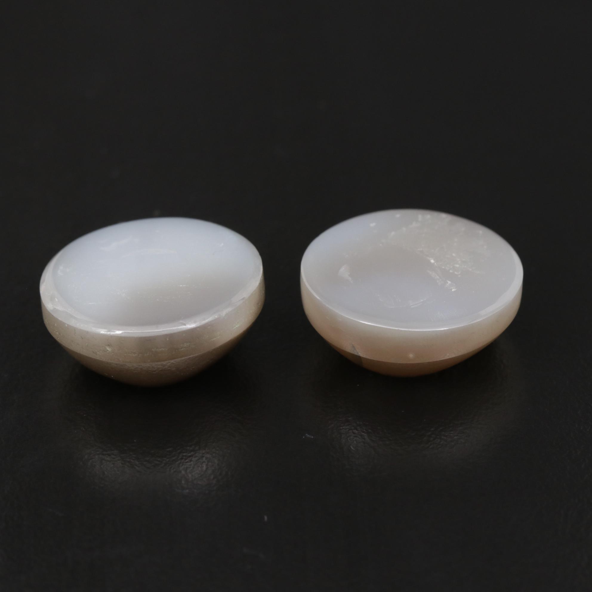 Loose 50.36 CTW Druzy Quartz Cabochons