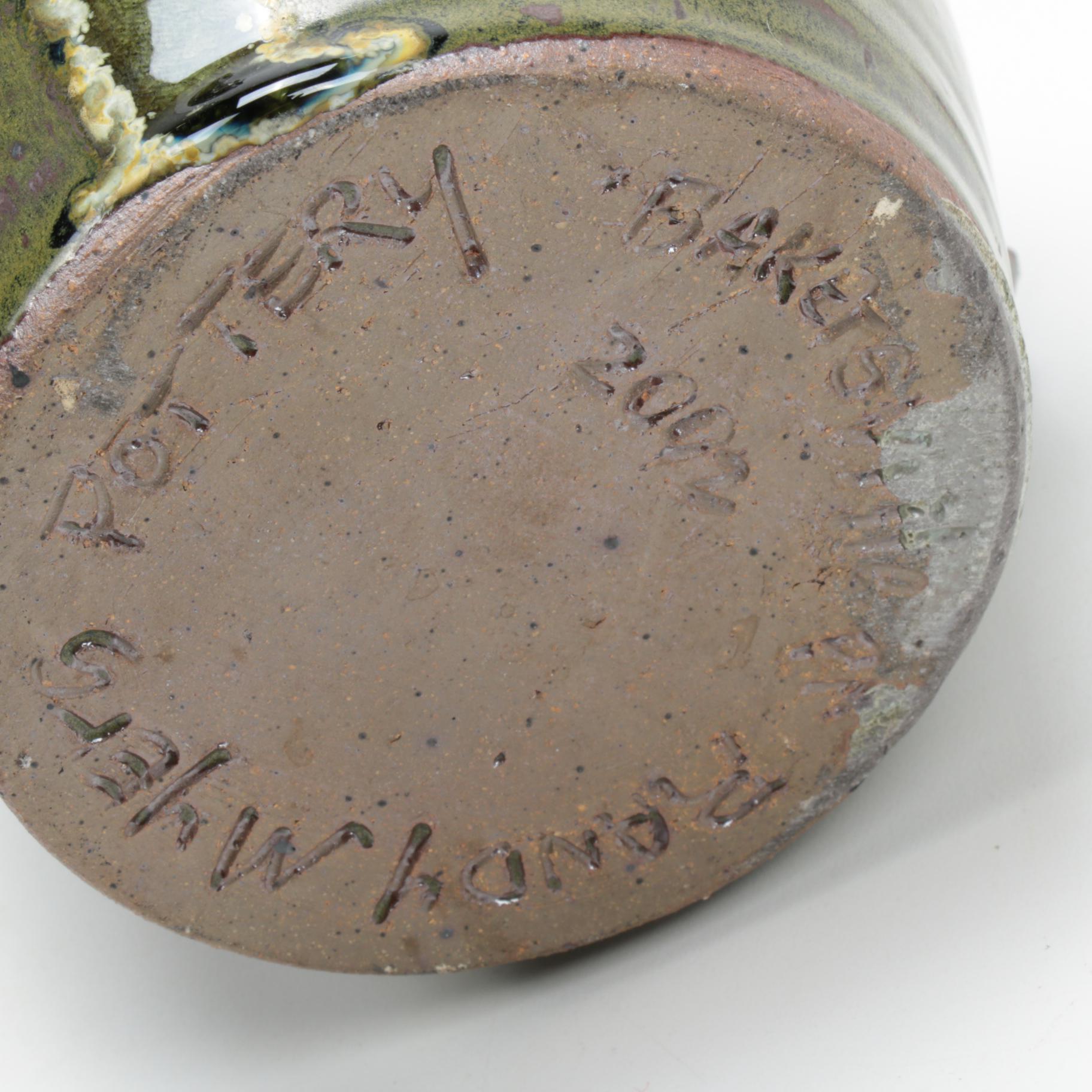 Randy Myers Pottery Earthenware Face Jug "Homage to Burlon Craig"