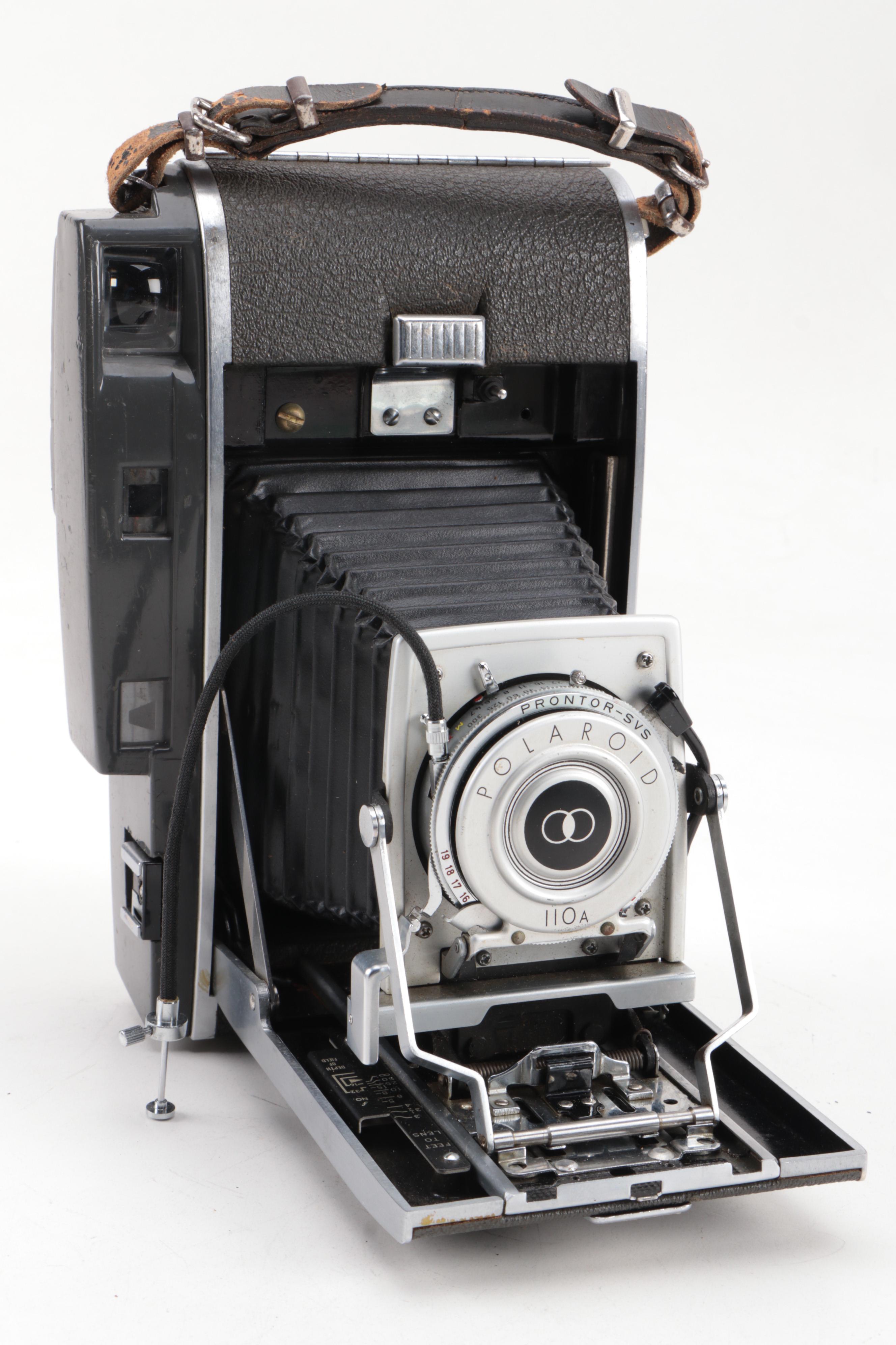 Polaroid Pathfinder Land Camera Model 110A with Alfon Flash, 1950s