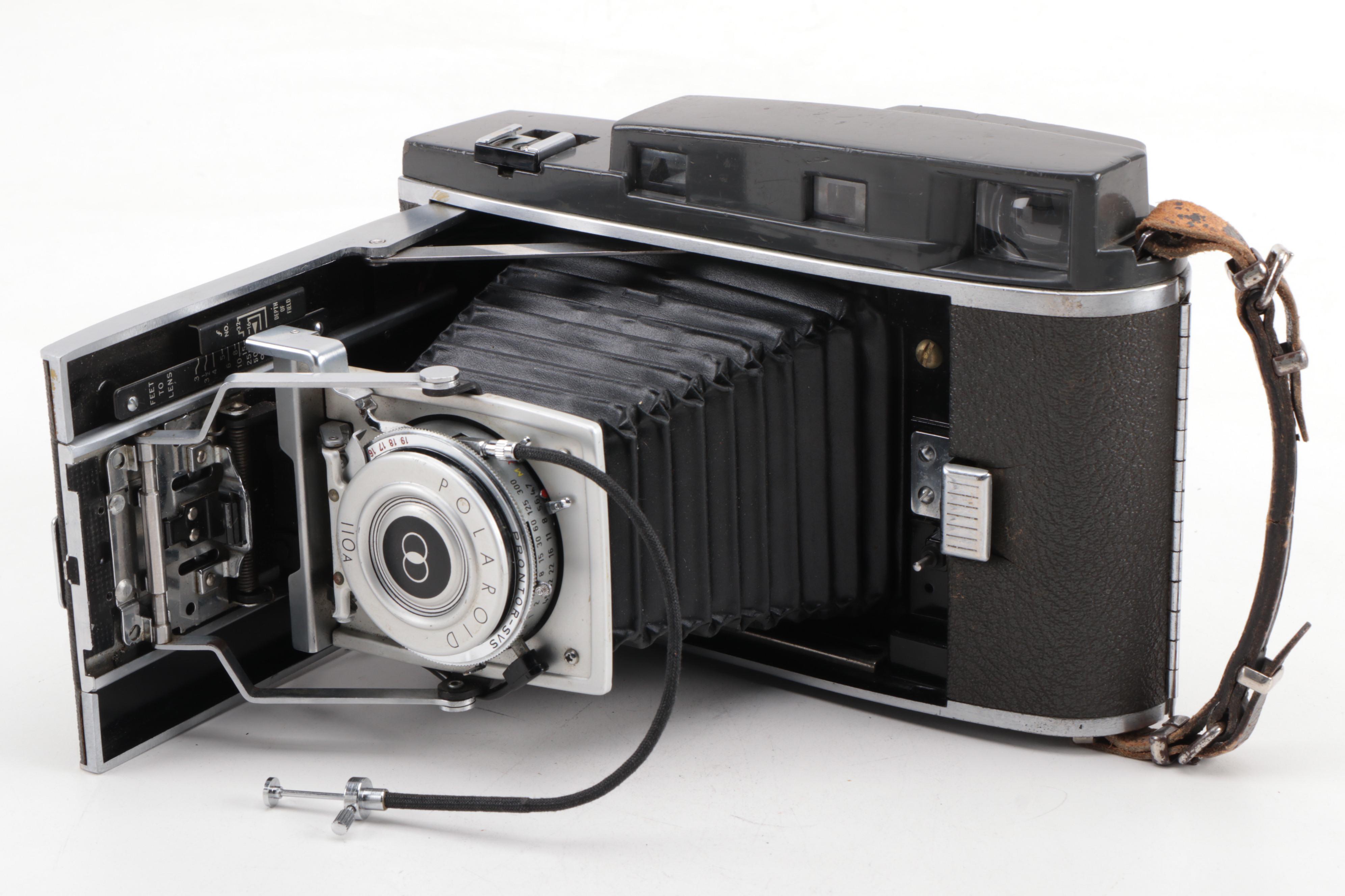 Polaroid Pathfinder Land Camera Model 110A with Alfon Flash, 1950s