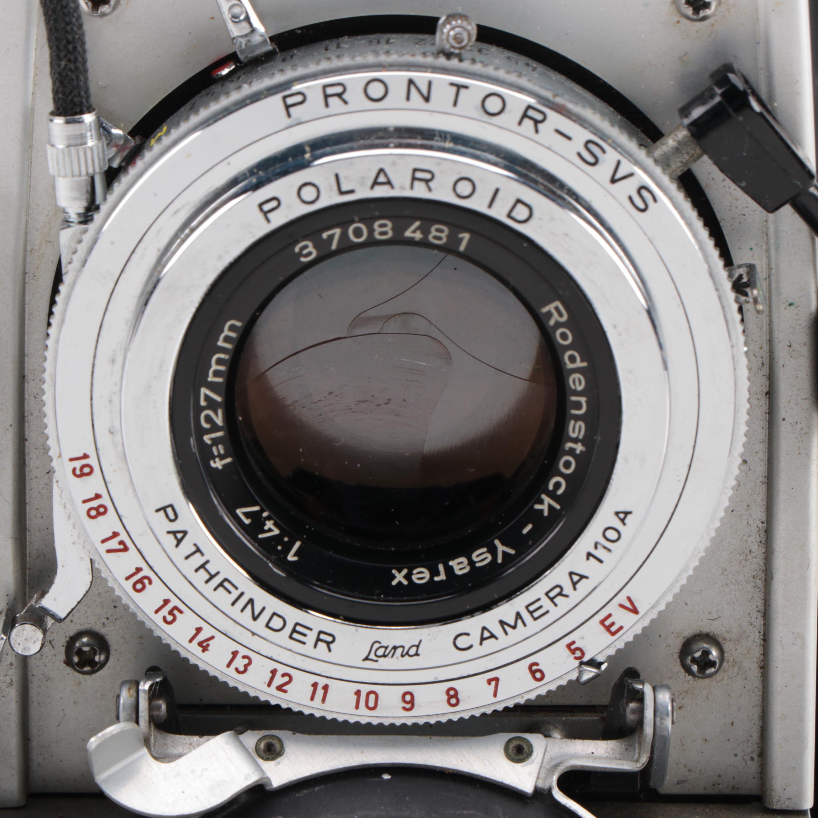 Polaroid Pathfinder Land Camera Model 110A with Alfon Flash, 1950s