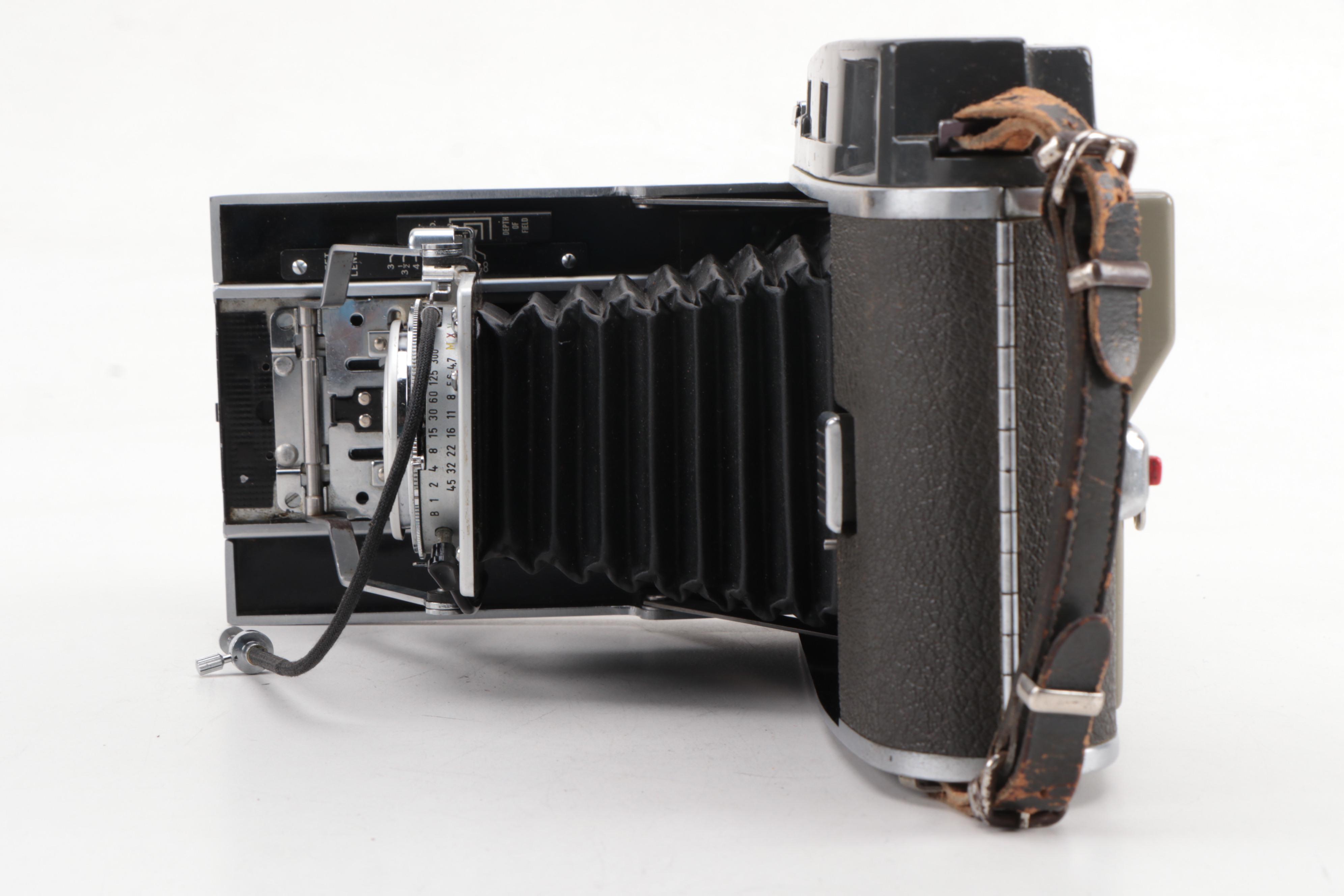 Polaroid Pathfinder Land Camera Model 110A with Alfon Flash, 1950s