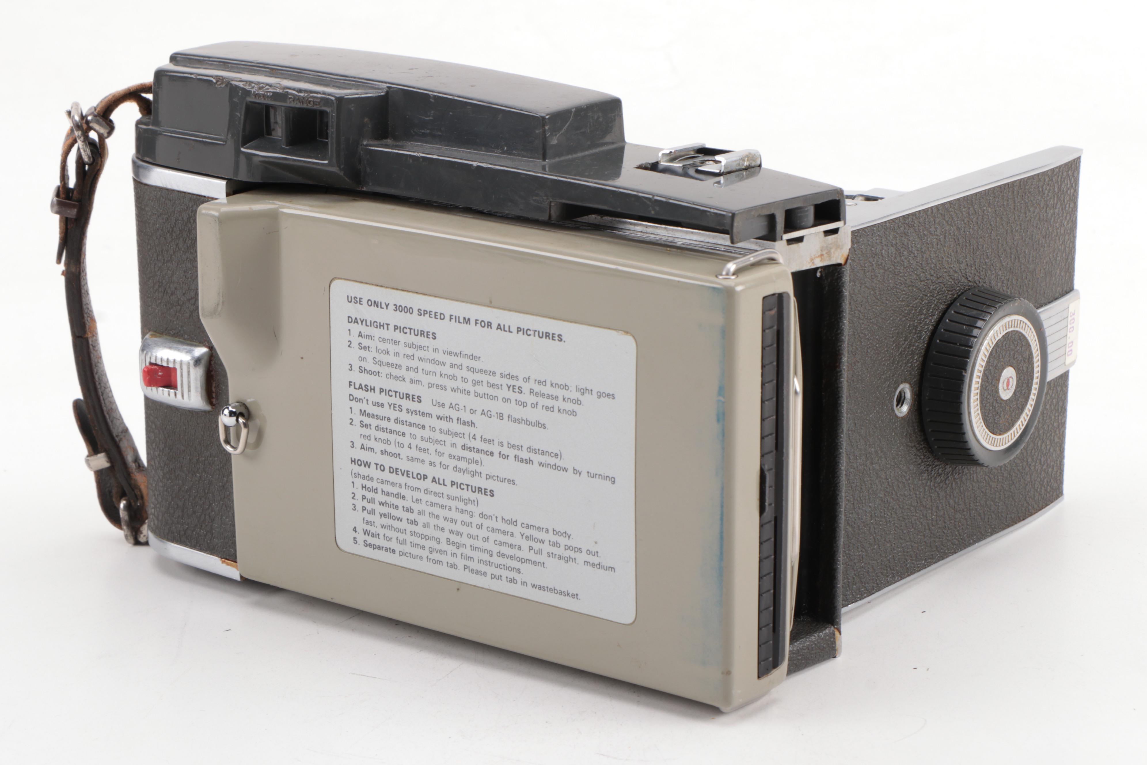 Polaroid Pathfinder Land Camera Model 110A with Alfon Flash, 1950s