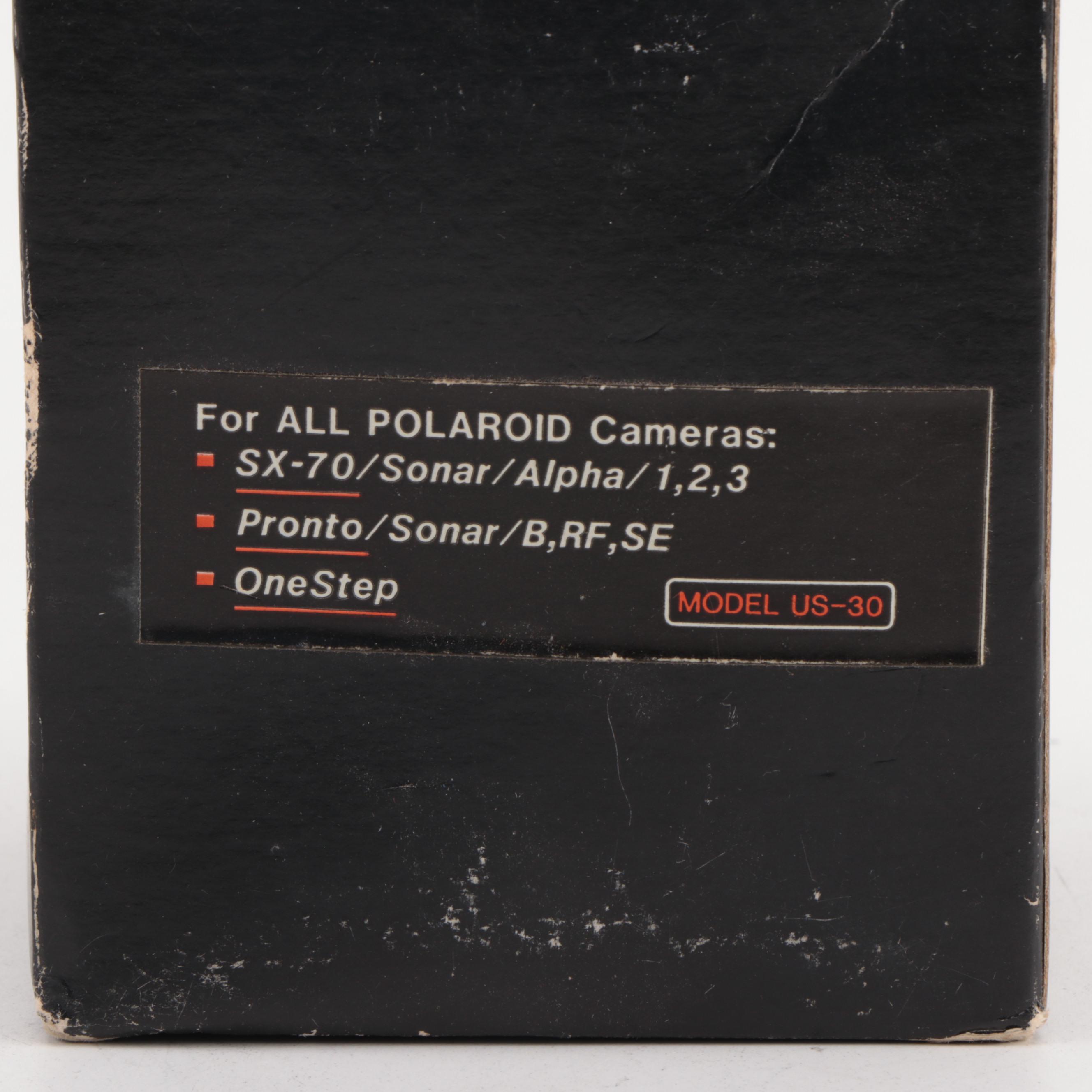 Polaroid Pathfinder Land Camera Model 110A with Alfon Flash, 1950s