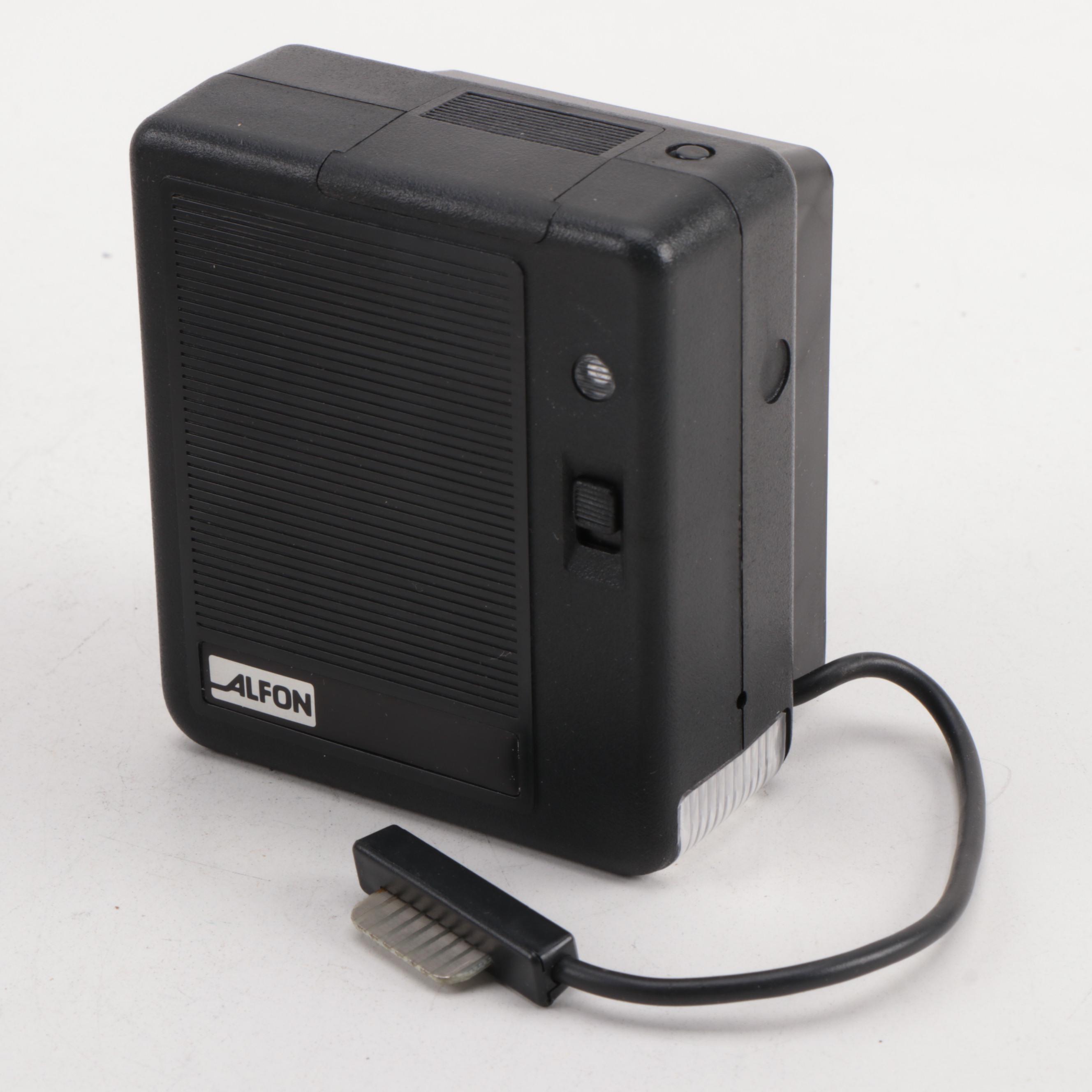 Polaroid Pathfinder Land Camera Model 110A with Alfon Flash, 1950s