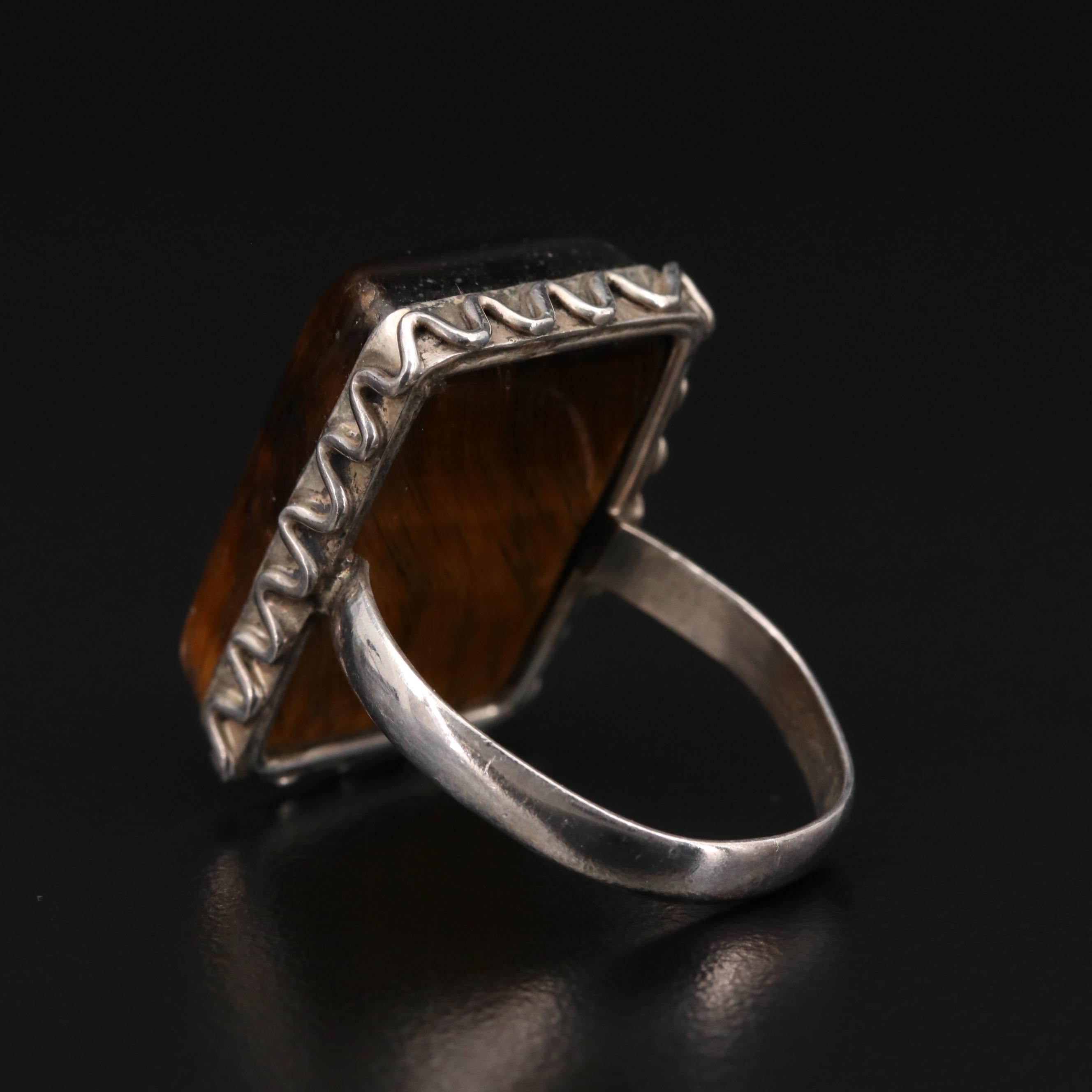 Sterling Silver Tiger's Eye Jewelry