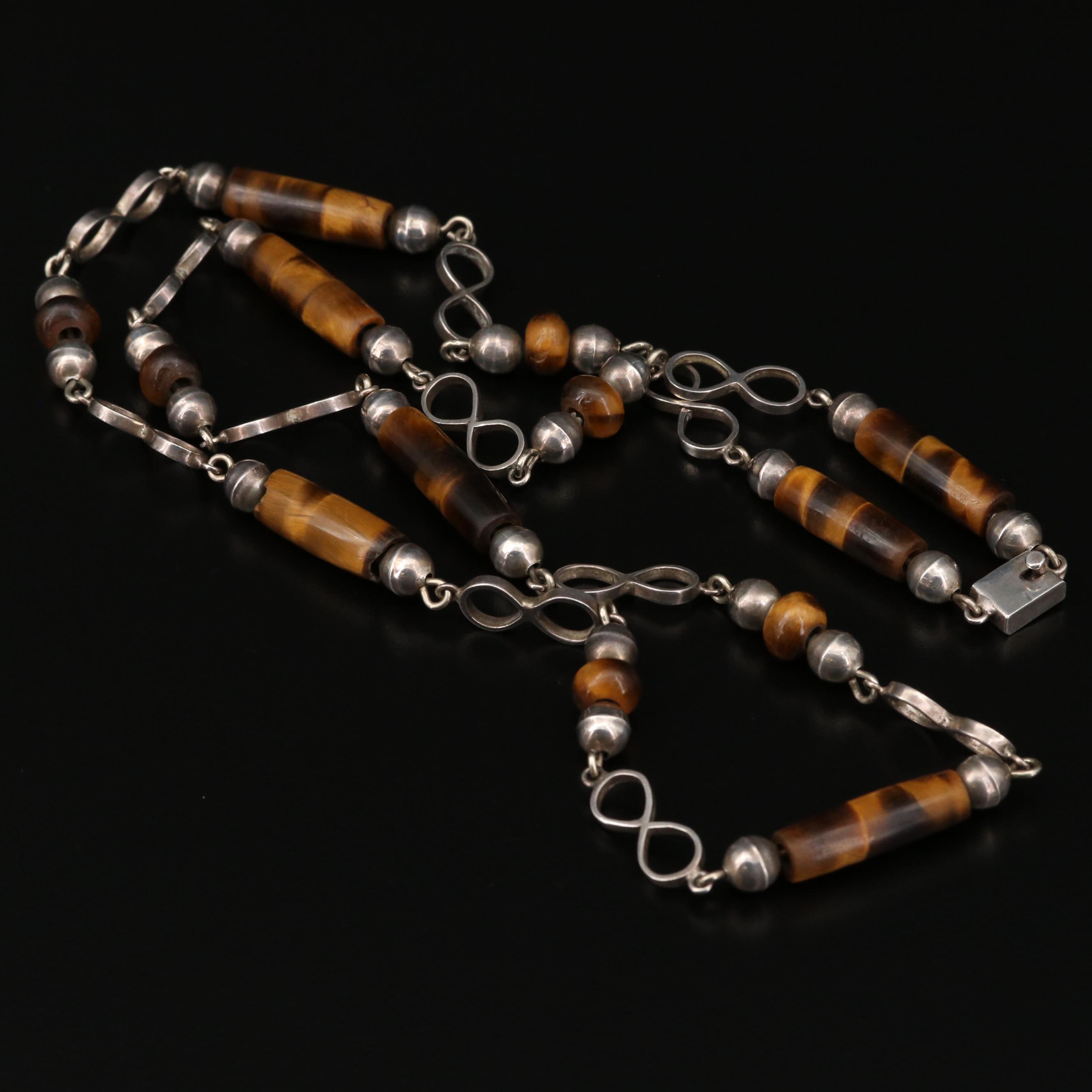Sterling Silver Tiger's Eye Jewelry