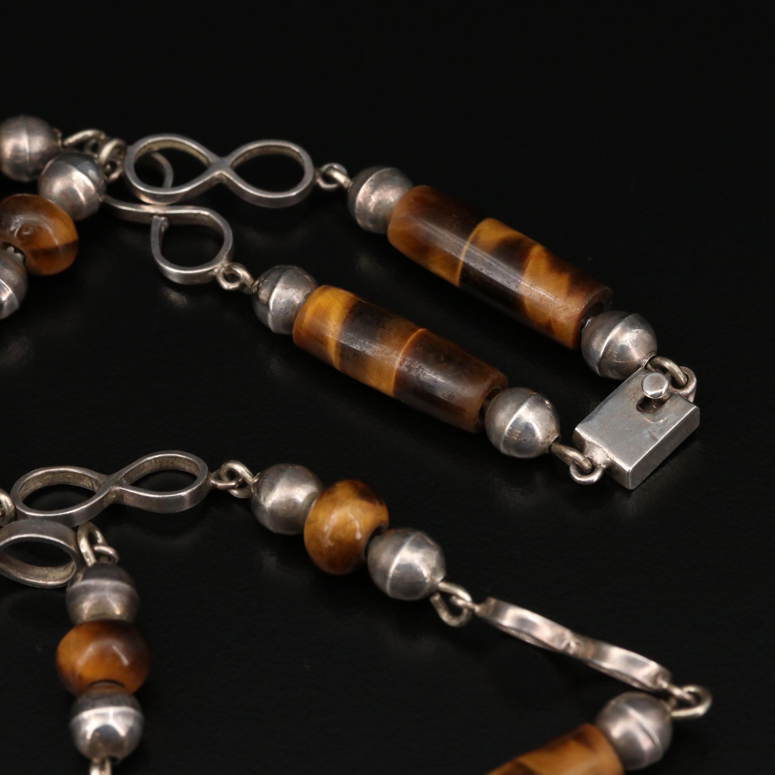 Sterling Silver Tiger's Eye Jewelry