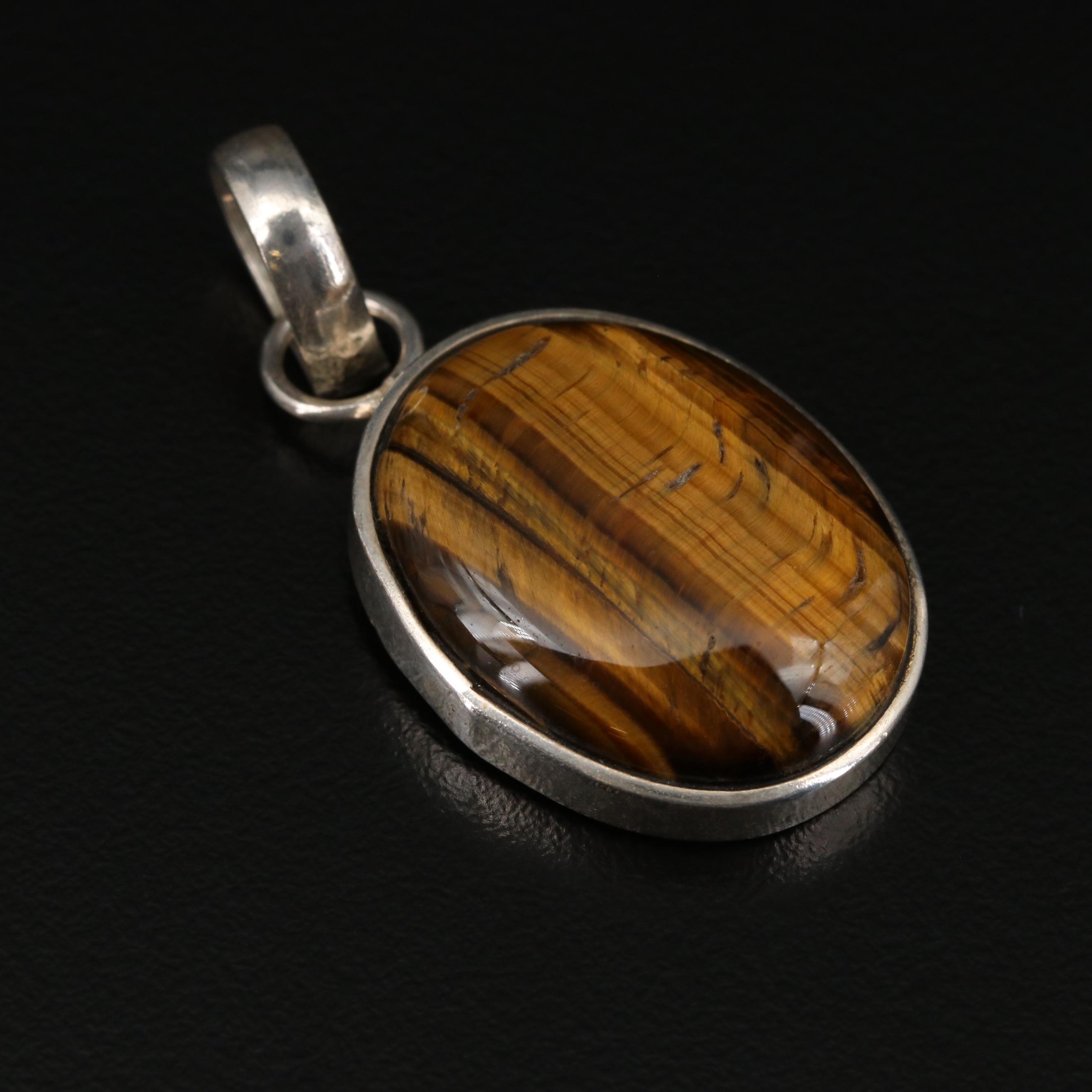 Sterling Silver Tiger's Eye Jewelry