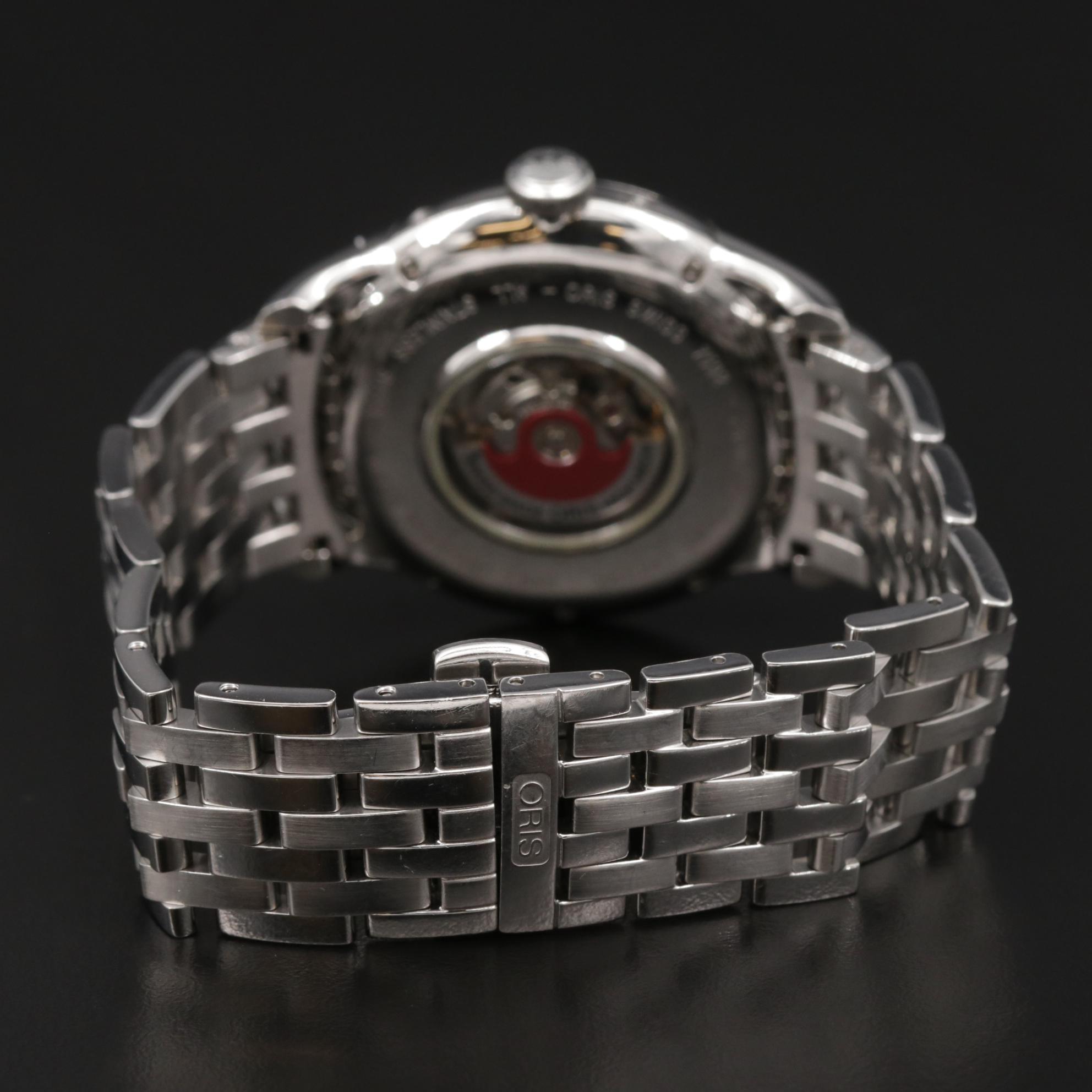 Oris Artelier Complication Moonphase Stainless Steel Automatic Watch