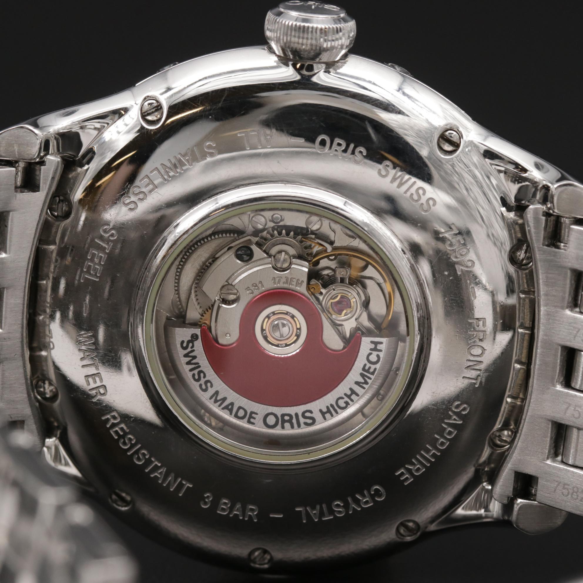 Oris Artelier Complication Moonphase Stainless Steel Automatic Watch