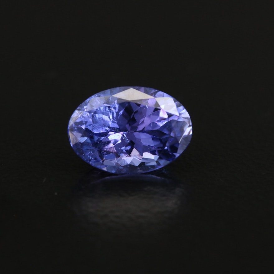 Loose 2.33 CT Oval Faceted Tanzanite