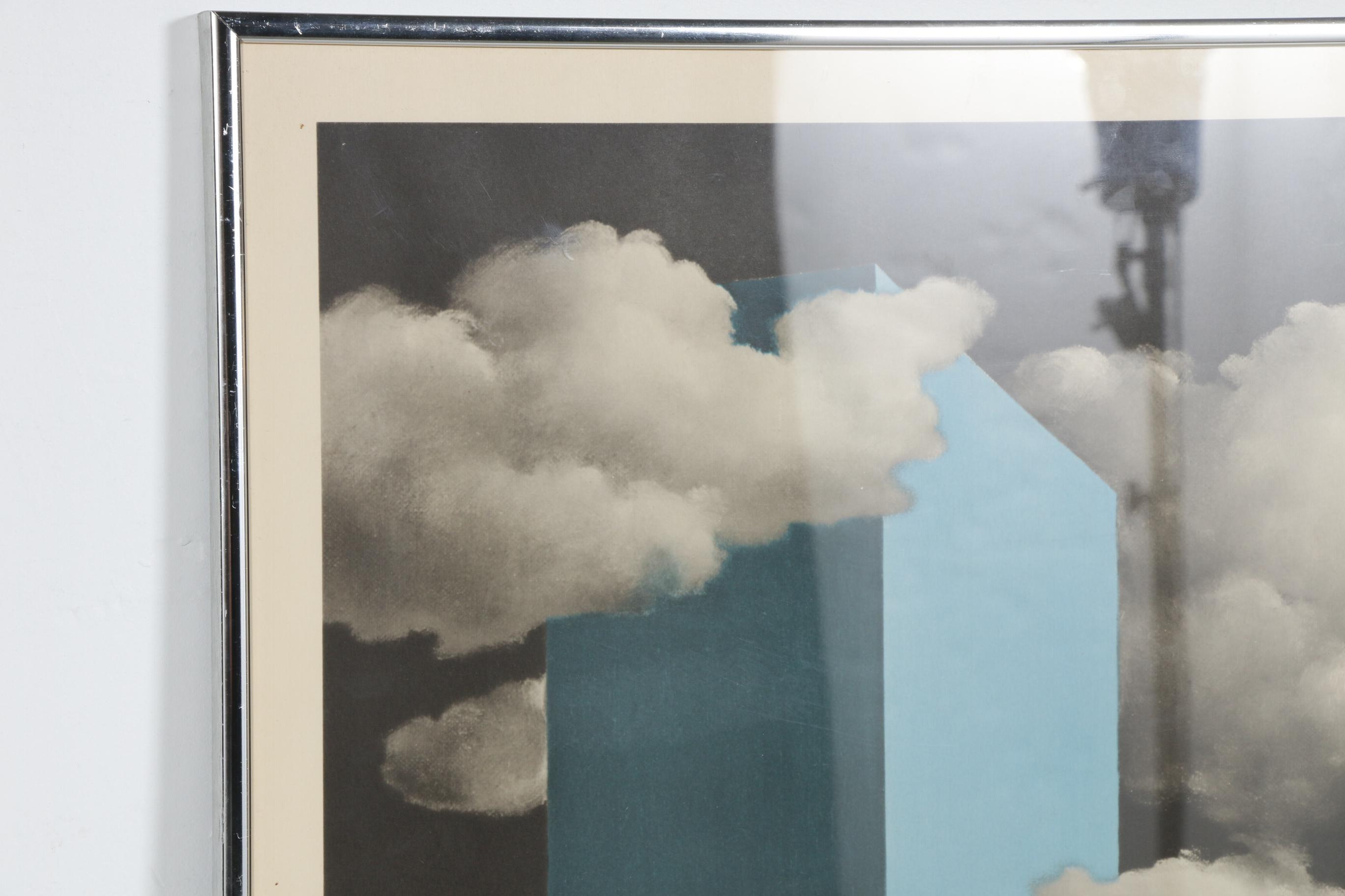 Lithograph After René Magritte "The Tempest"