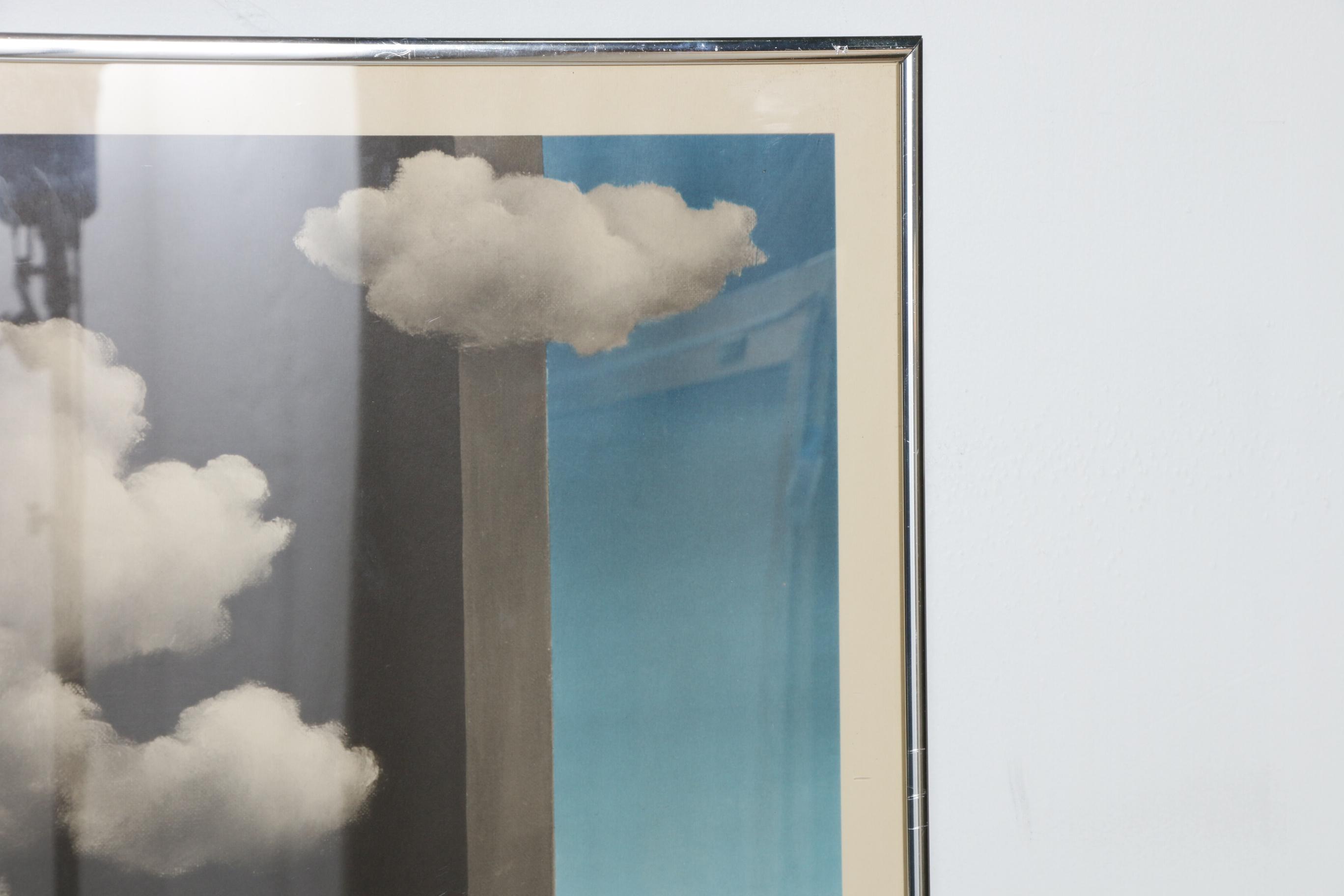 Lithograph After René Magritte "The Tempest"