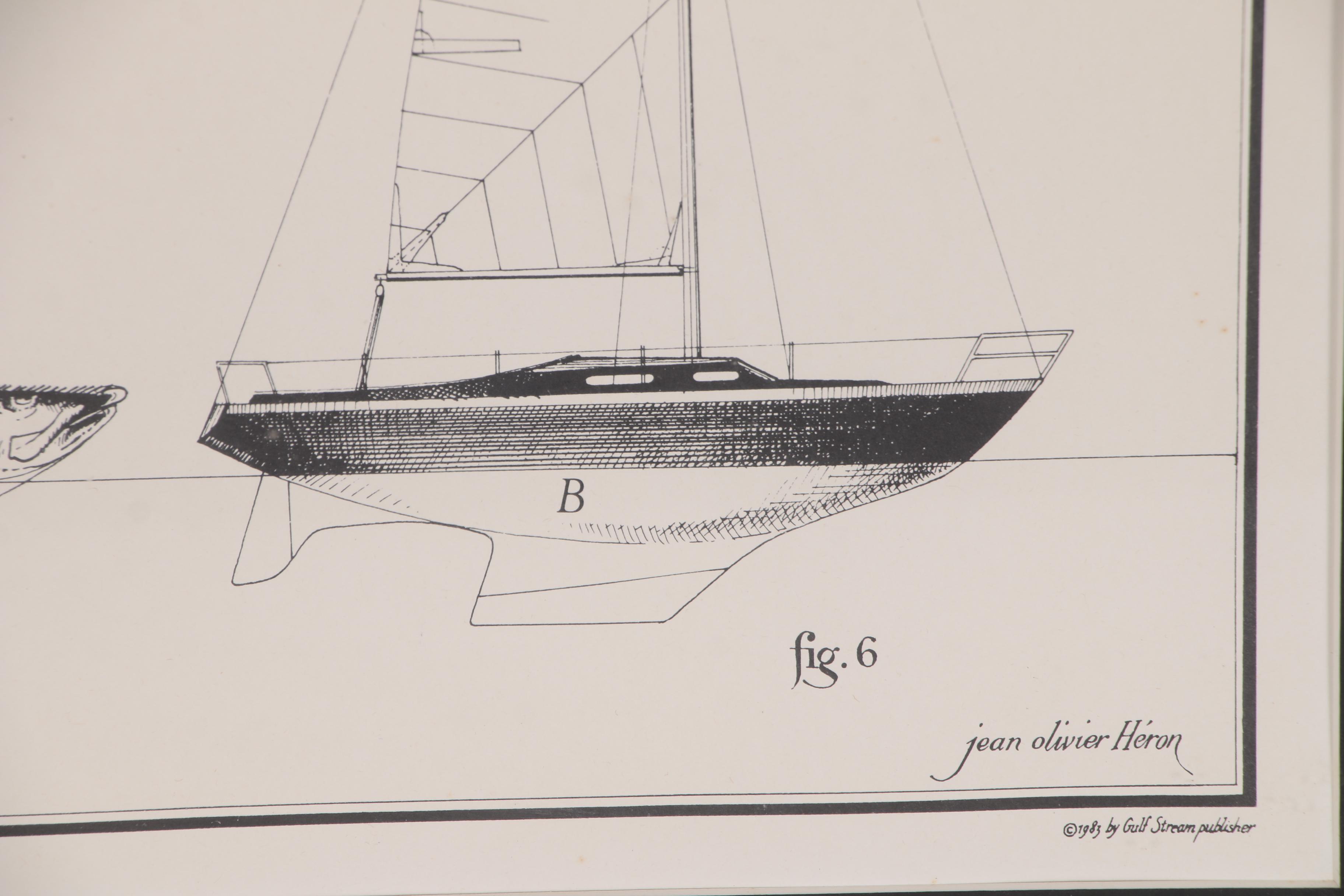Photolithograph after Jean-Olivier Héron "Comment Naissent les Bateaux", 1983