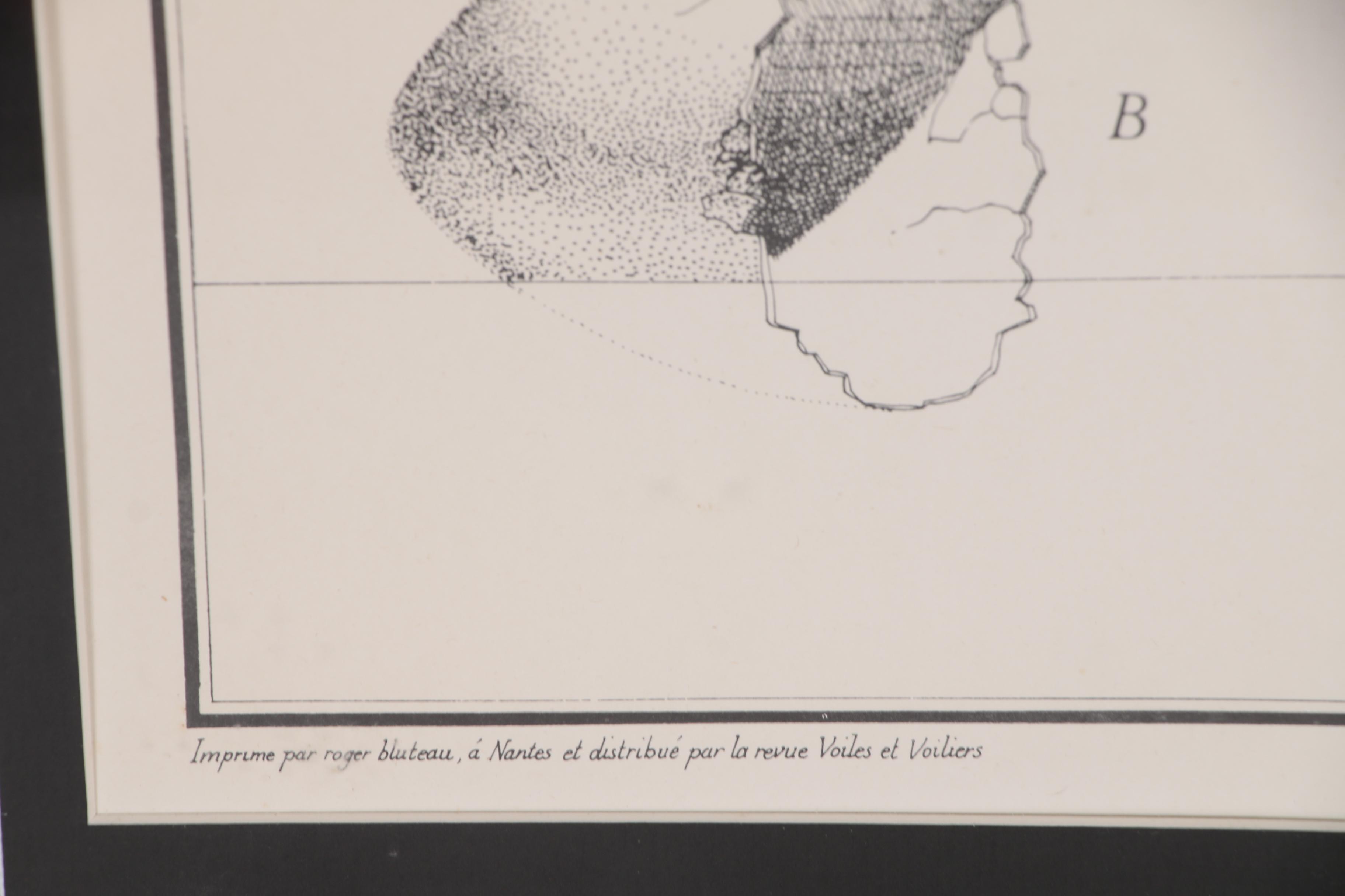 Photolithograph after Jean-Olivier Héron "Comment Naissent les Bateaux", 1983