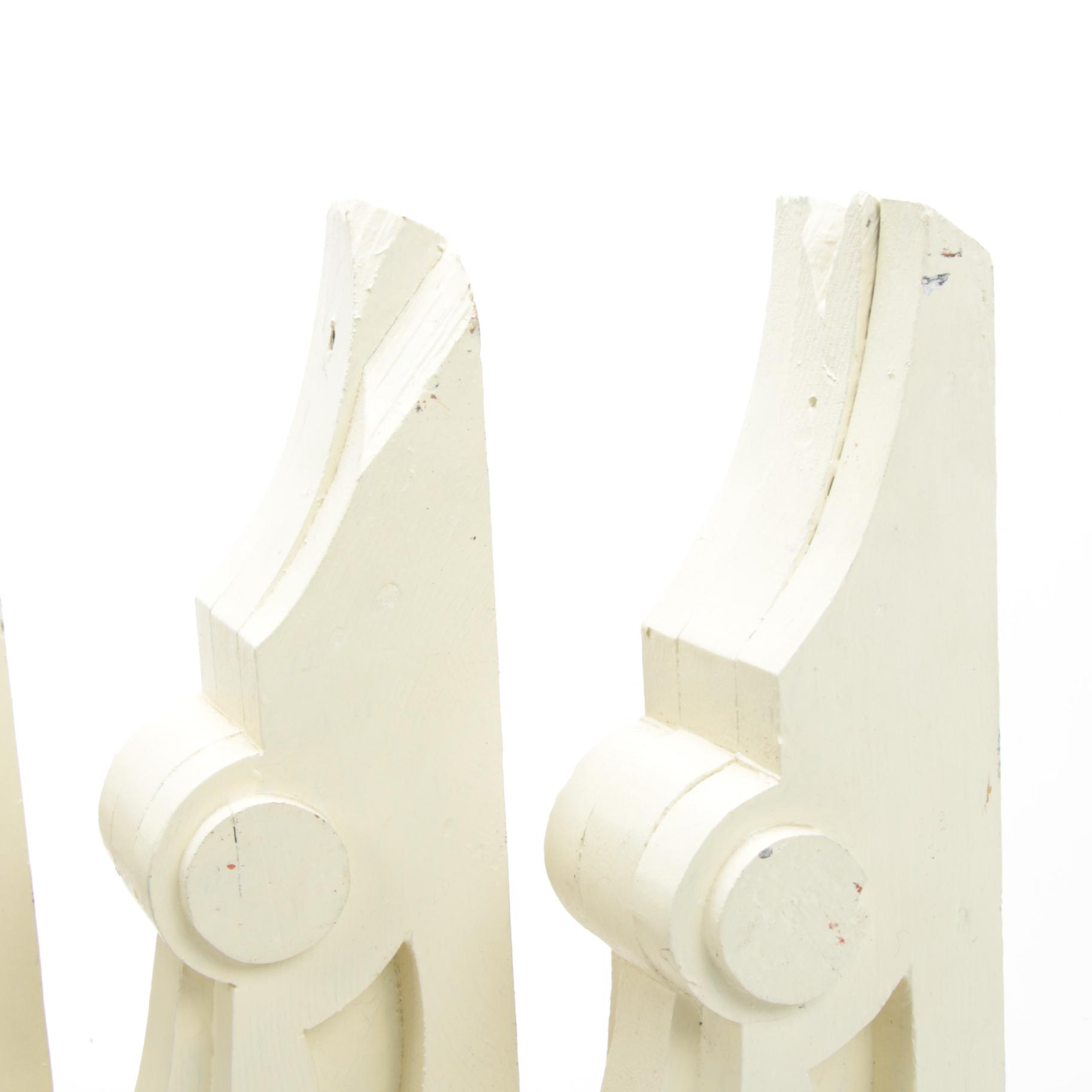 Carved Wooden Architectural Cornice Brackets