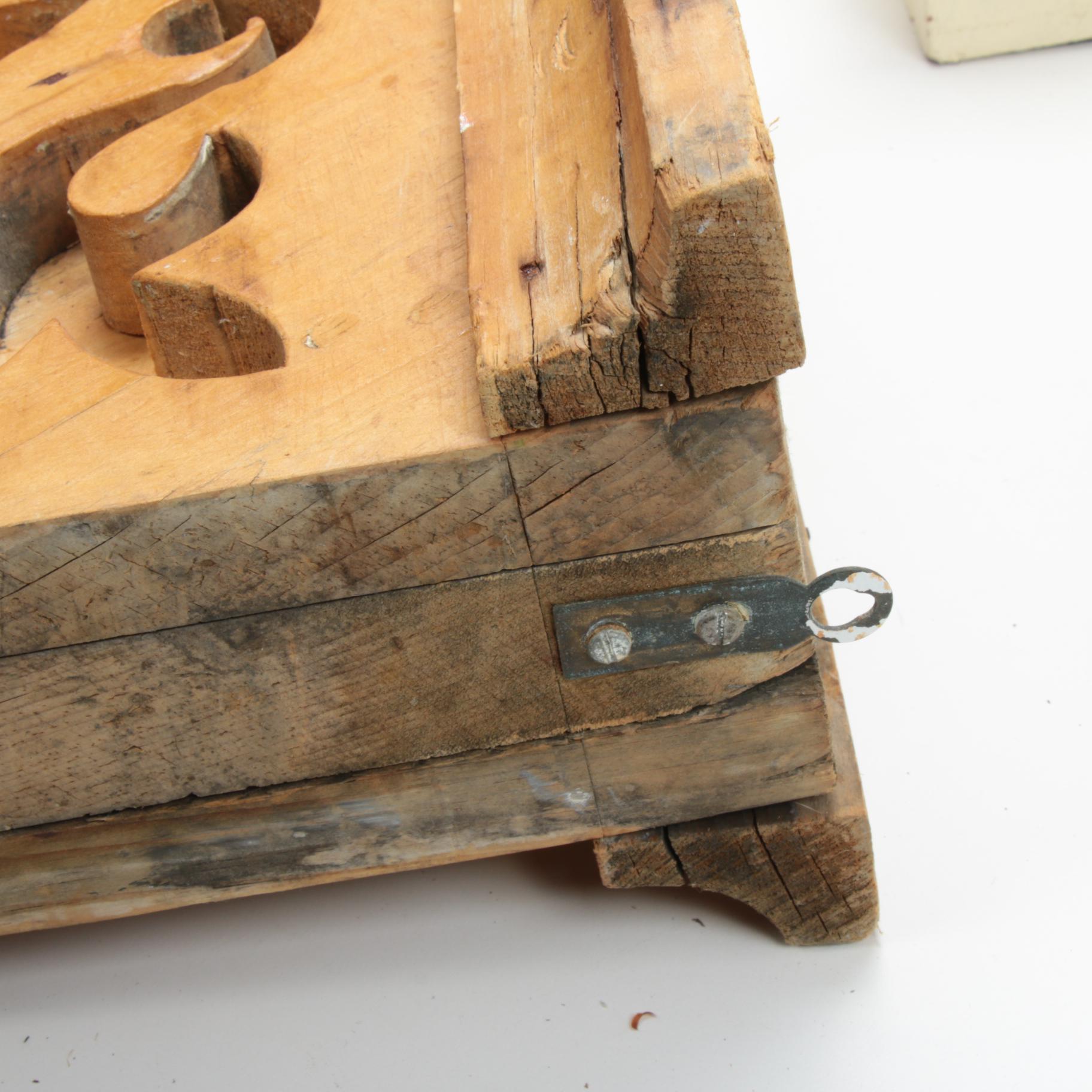 Carved Wooden Architectural Cornice Brackets