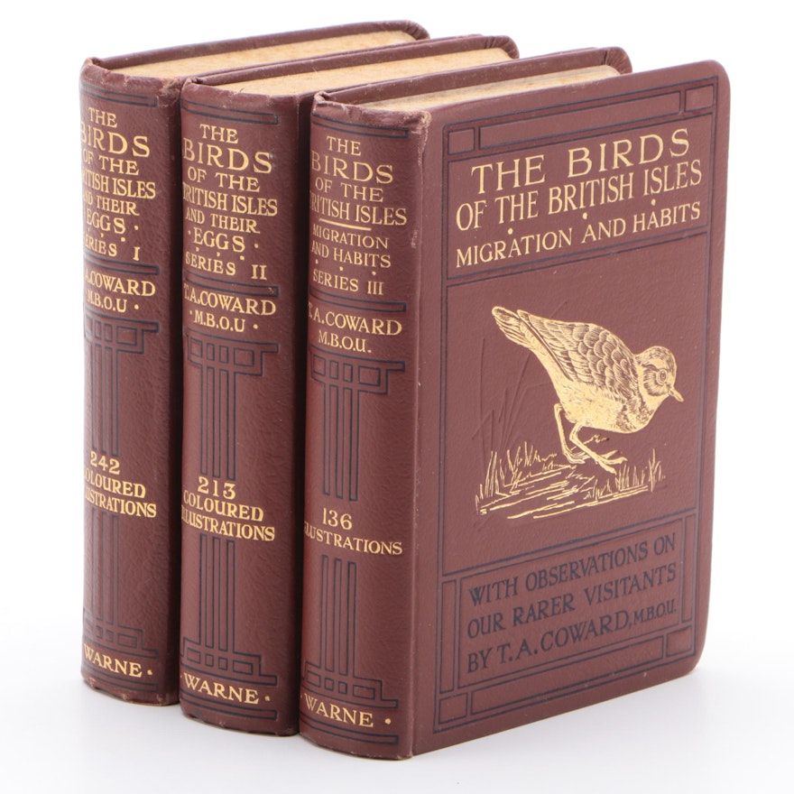 Pocket Guide "The Birds of the British Isles" by T. A. Coward, Series I-III