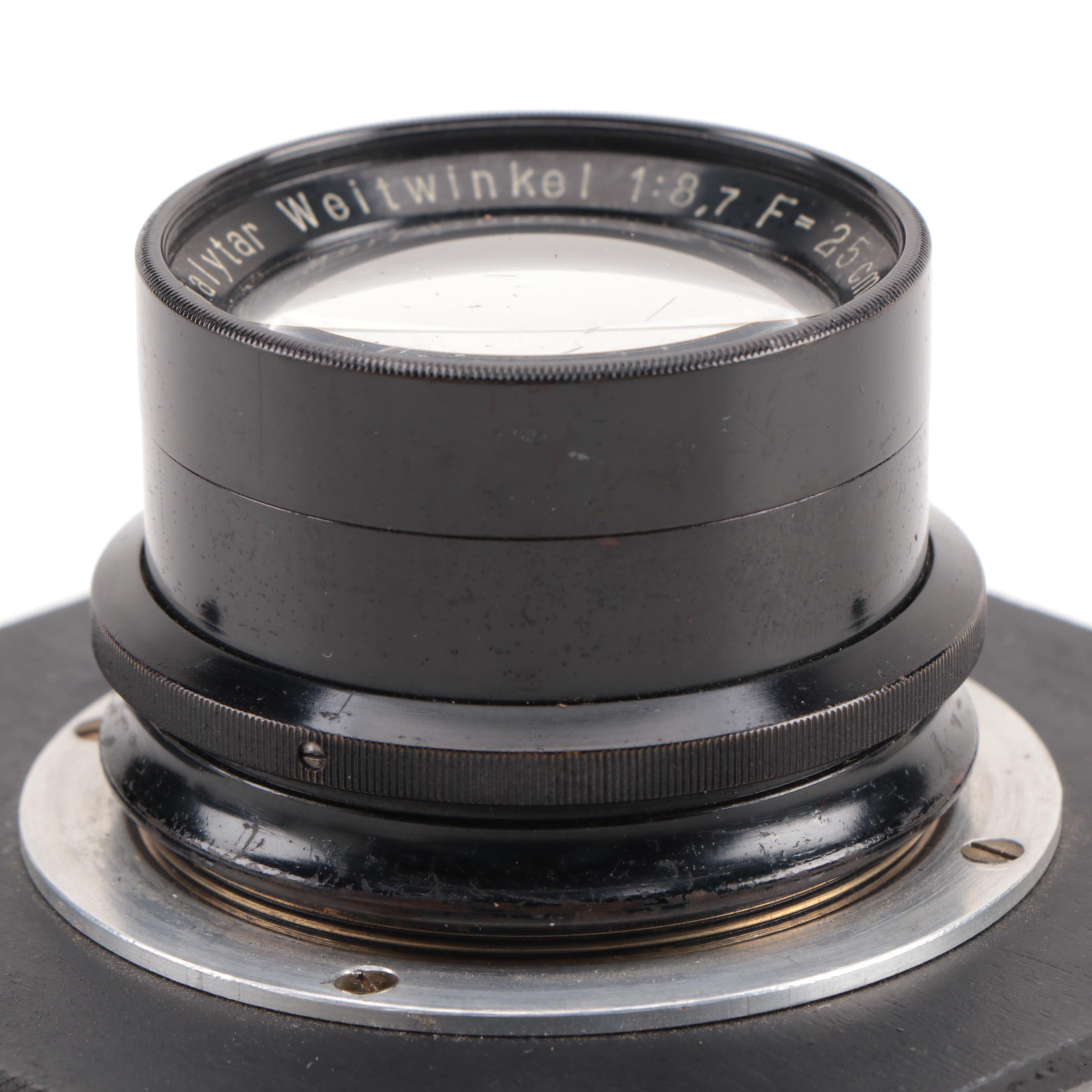 Komura Commercial 210mm f/6.3 and Laack Rathenow Dialytar 25cm f/8.7 Lenses