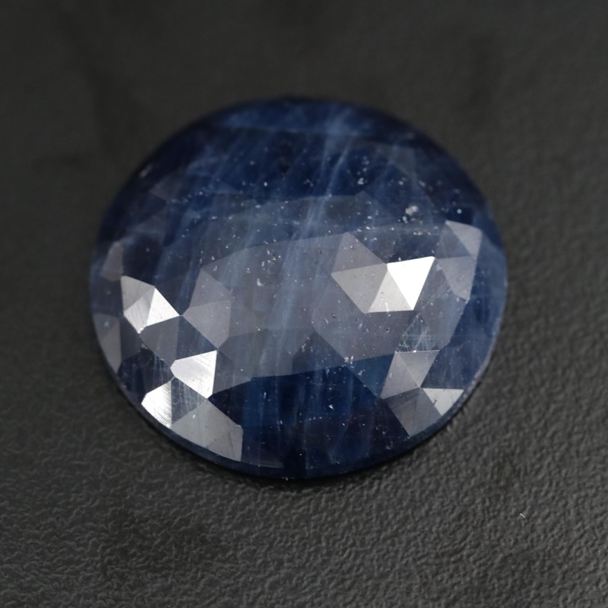 Loose 48.46 CT Untreated Sapphire with GIA Report