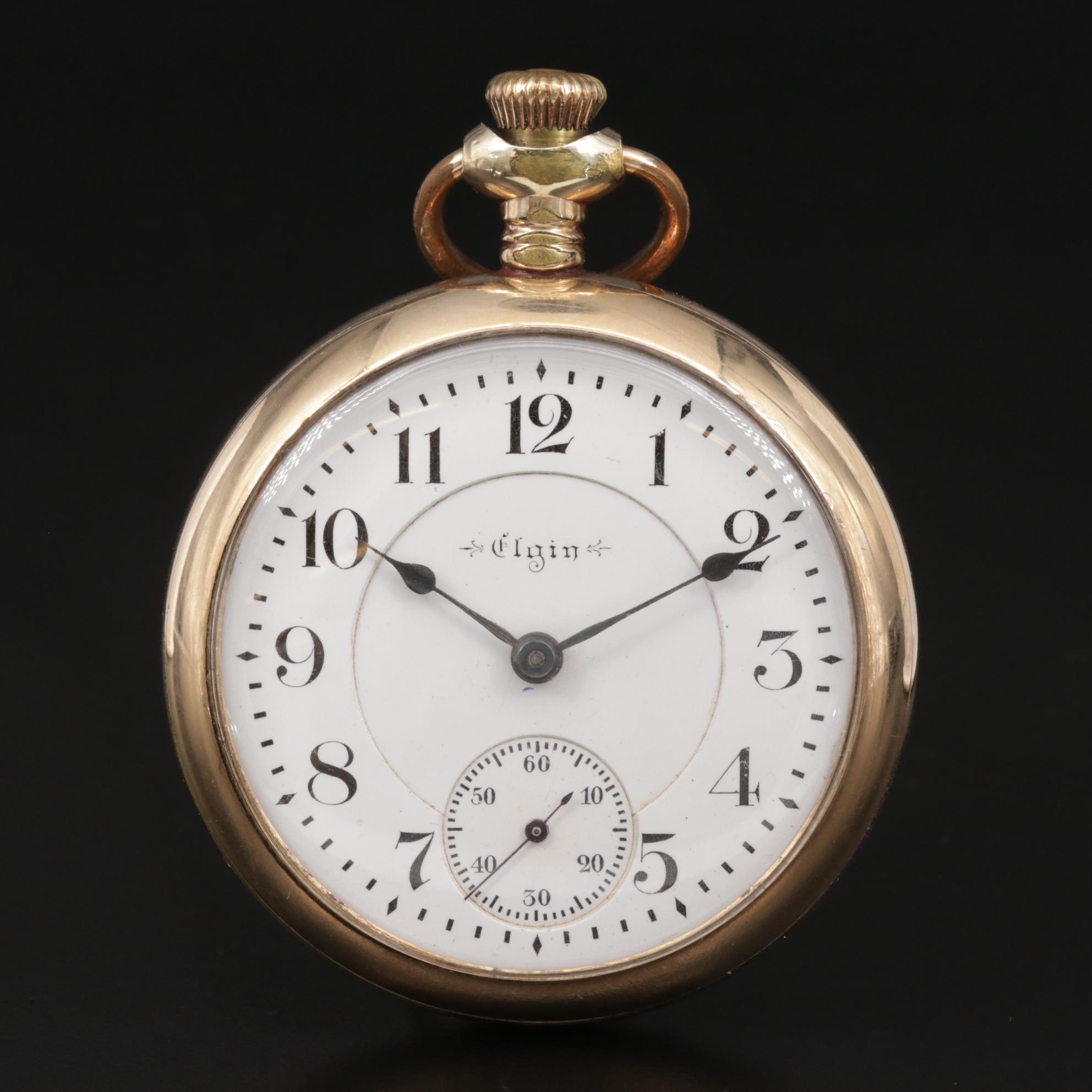 1899 Elgin B.W. Raymond Railroad Grade Pocket Watch