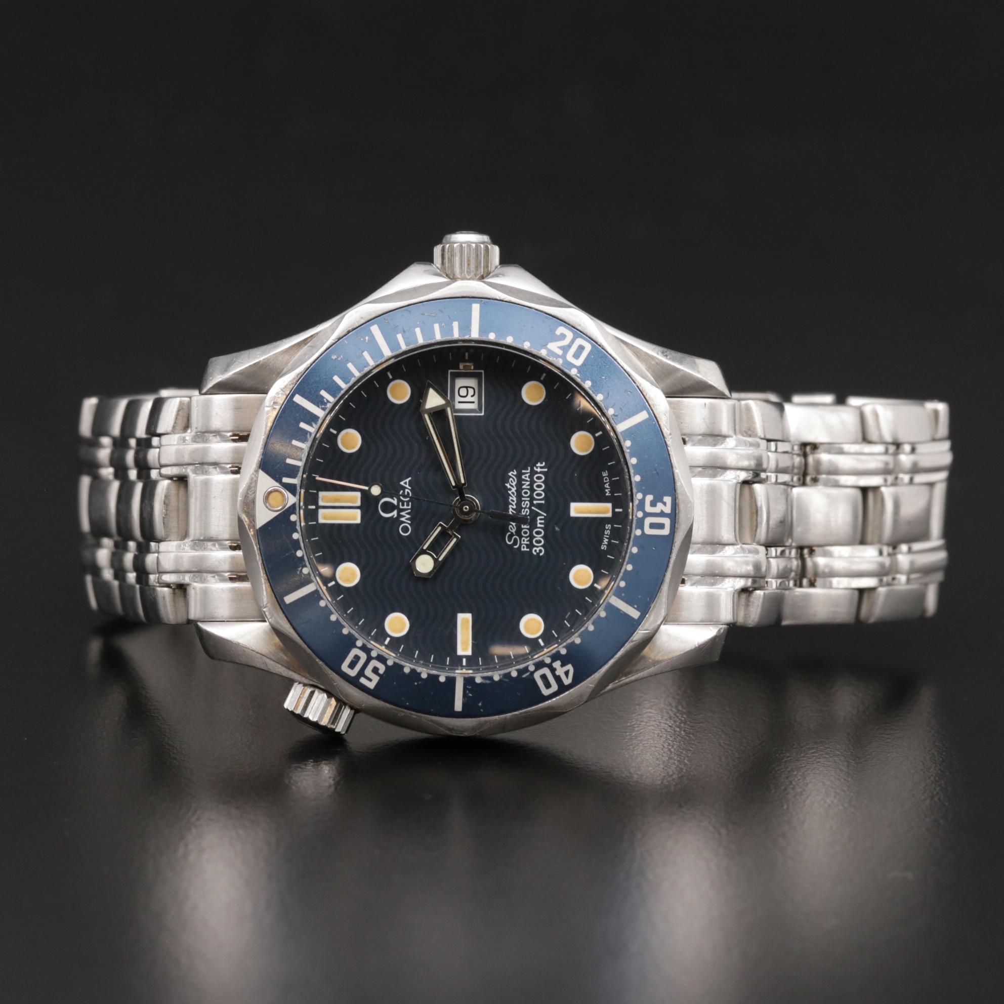 Omega Seamaster Diver 300M Midsize Stainless Steel Quartz Watch