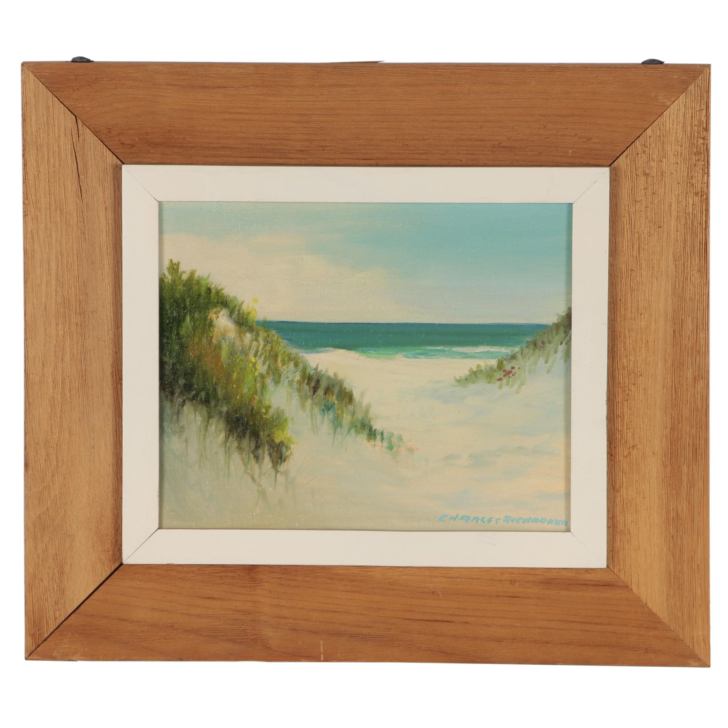 Charles Richardson Oil Painting "Cape Cod Beach"
